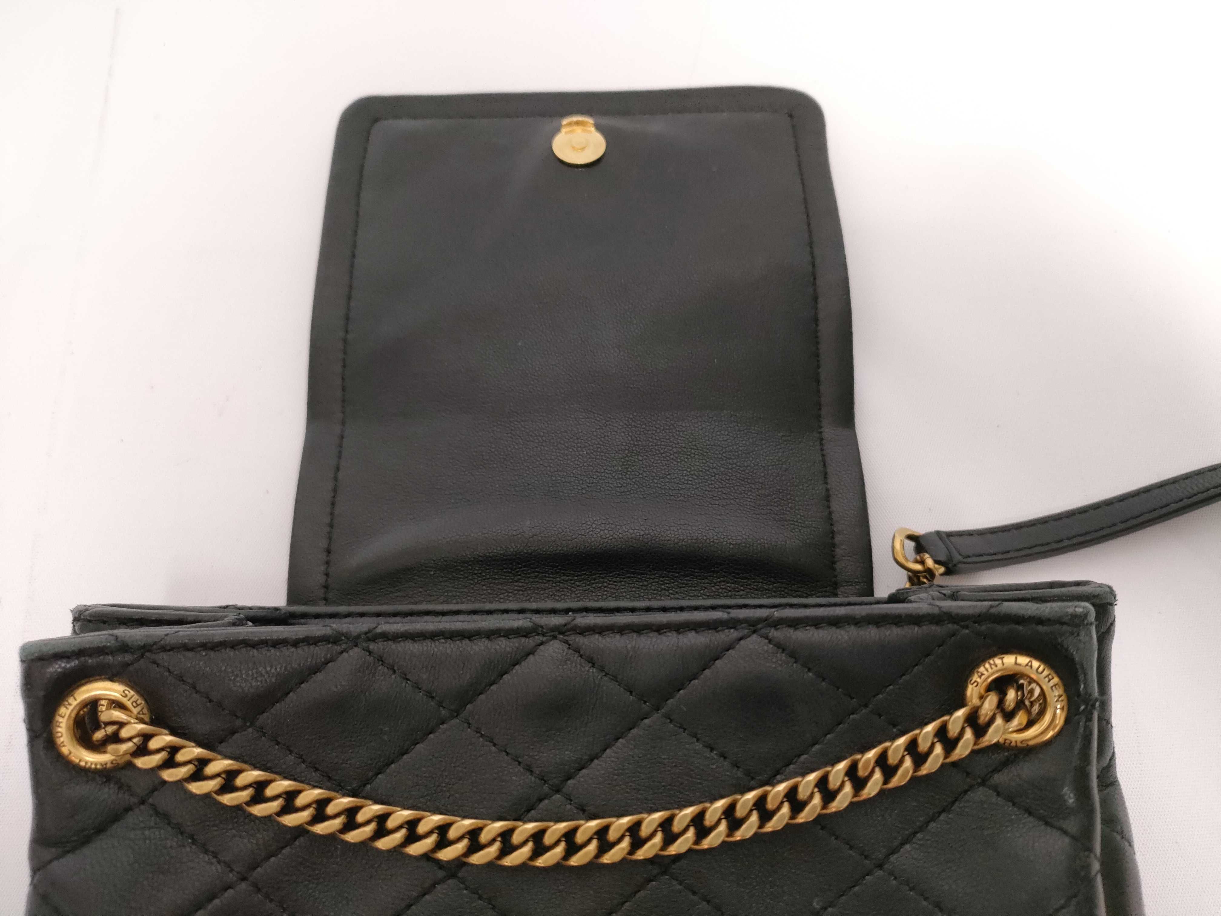 FR- Paris Mini Nolita Leather Chain Shoulder Bag Black 672738 (Co Shoulder Bag) — view 7