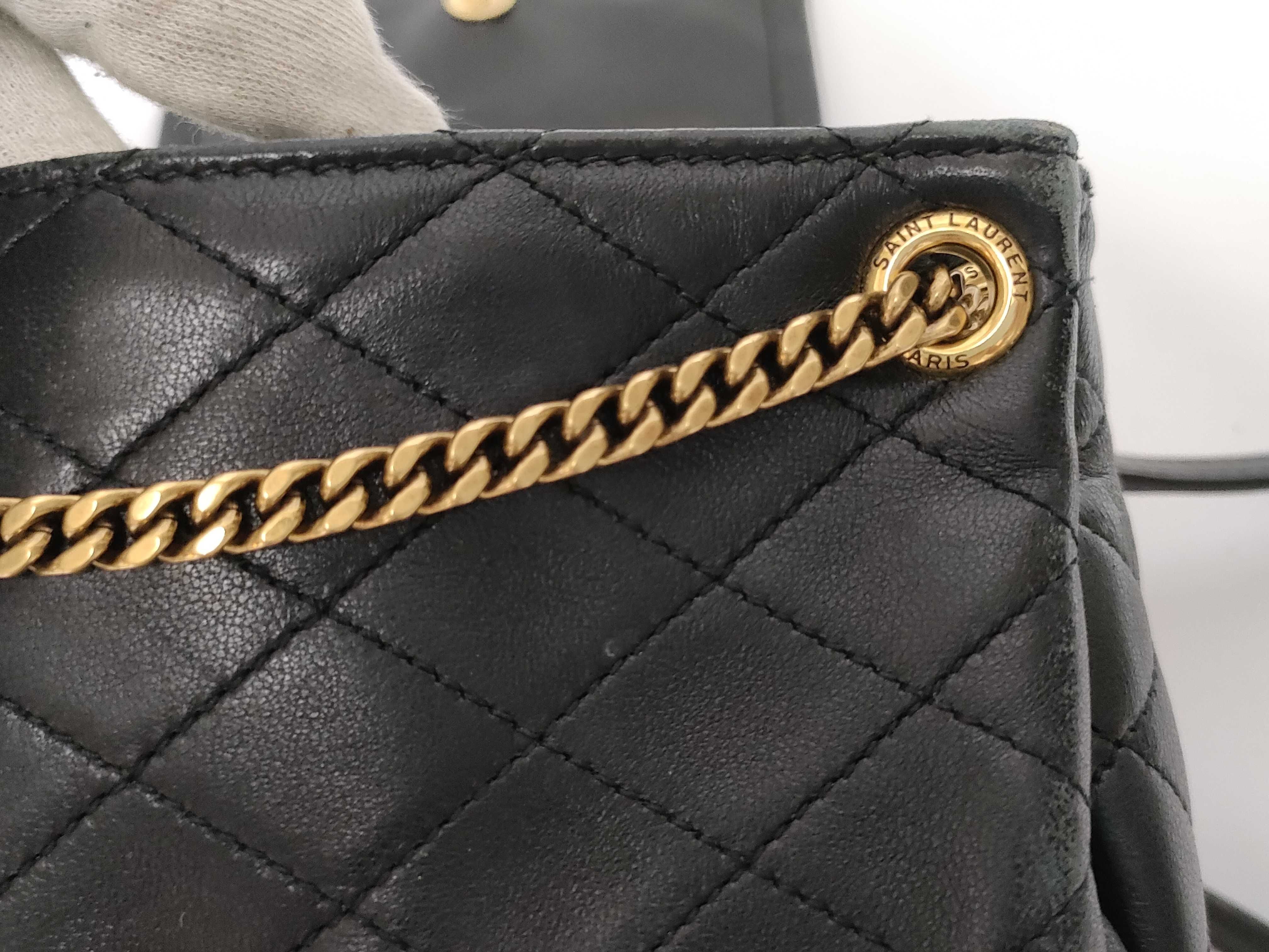 FR- Paris Mini Nolita Leather Chain Shoulder Bag Black 672738 (Co Shoulder Bag) — view 8