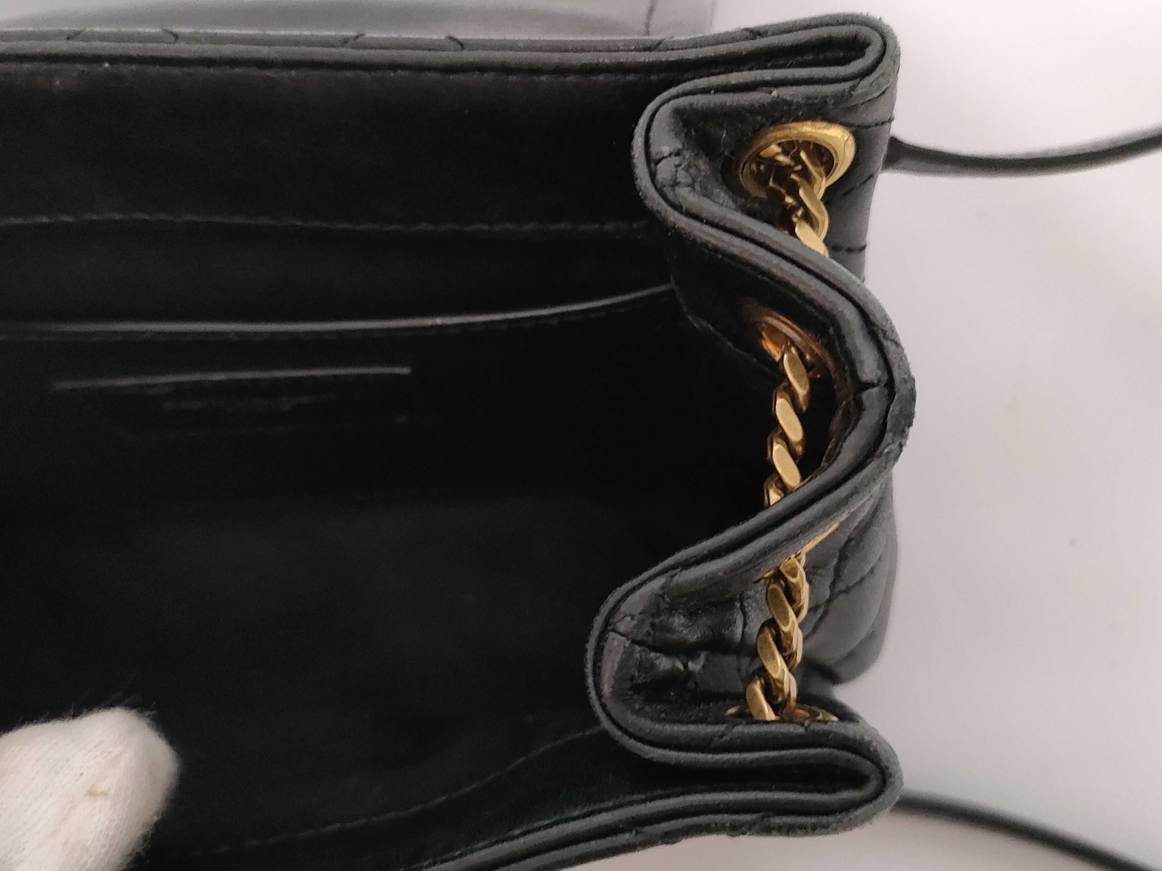 FR- Paris Mini Nolita Leather Chain Shoulder Bag Black 672738 (Co Shoulder Bag) — view 9