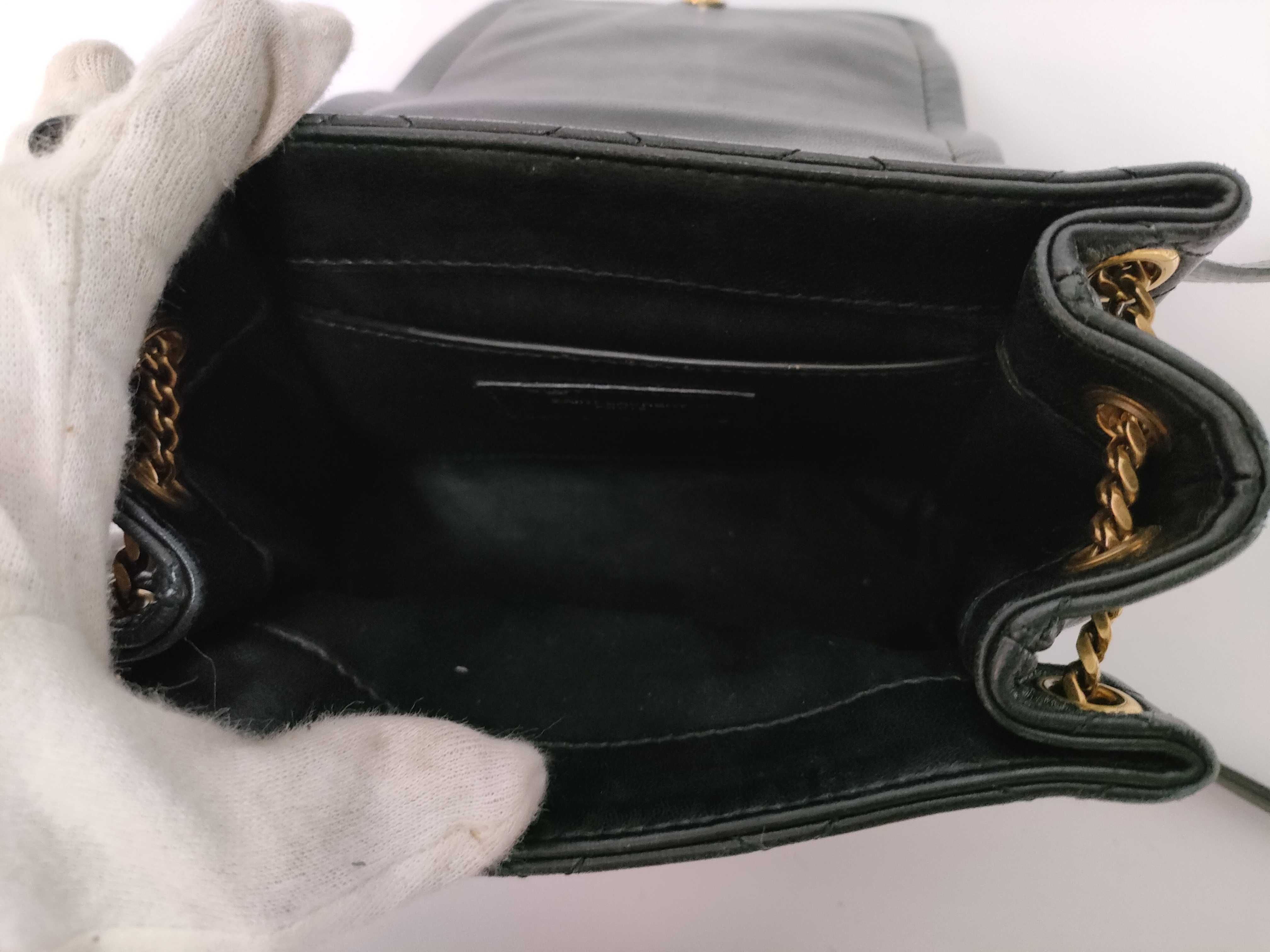 FR- Paris Mini Nolita Leather Chain Shoulder Bag Black 672738 (Co Shoulder Bag) — view 10