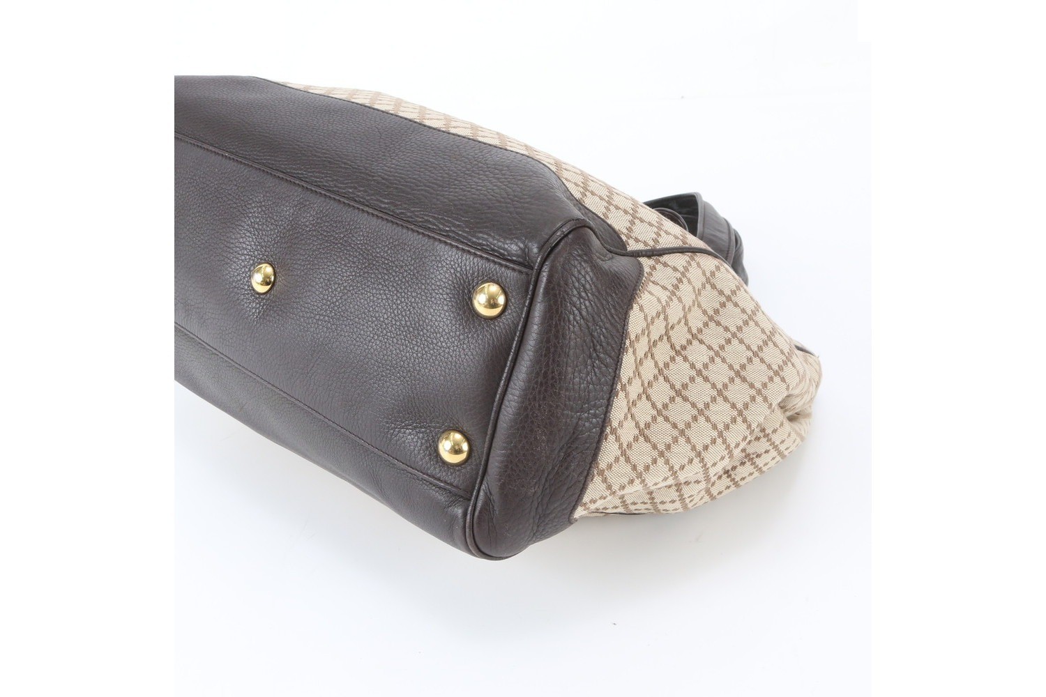 Diamante Double G 251826 Leather Tote Bag — view 4