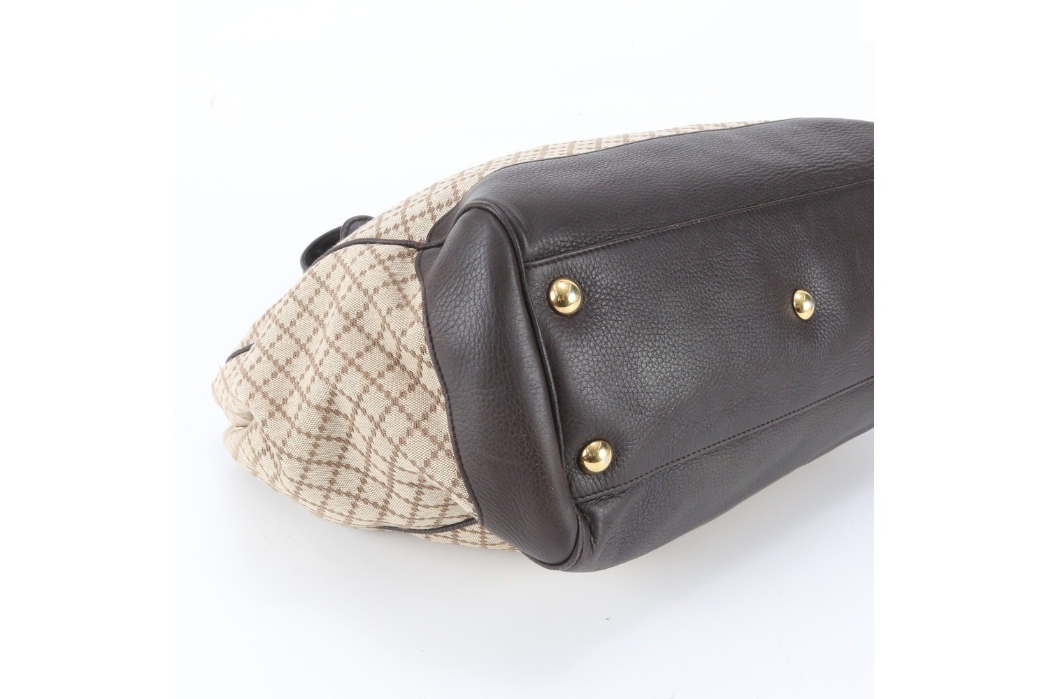 Diamante Double G 251826 Leather Tote Bag — view 5