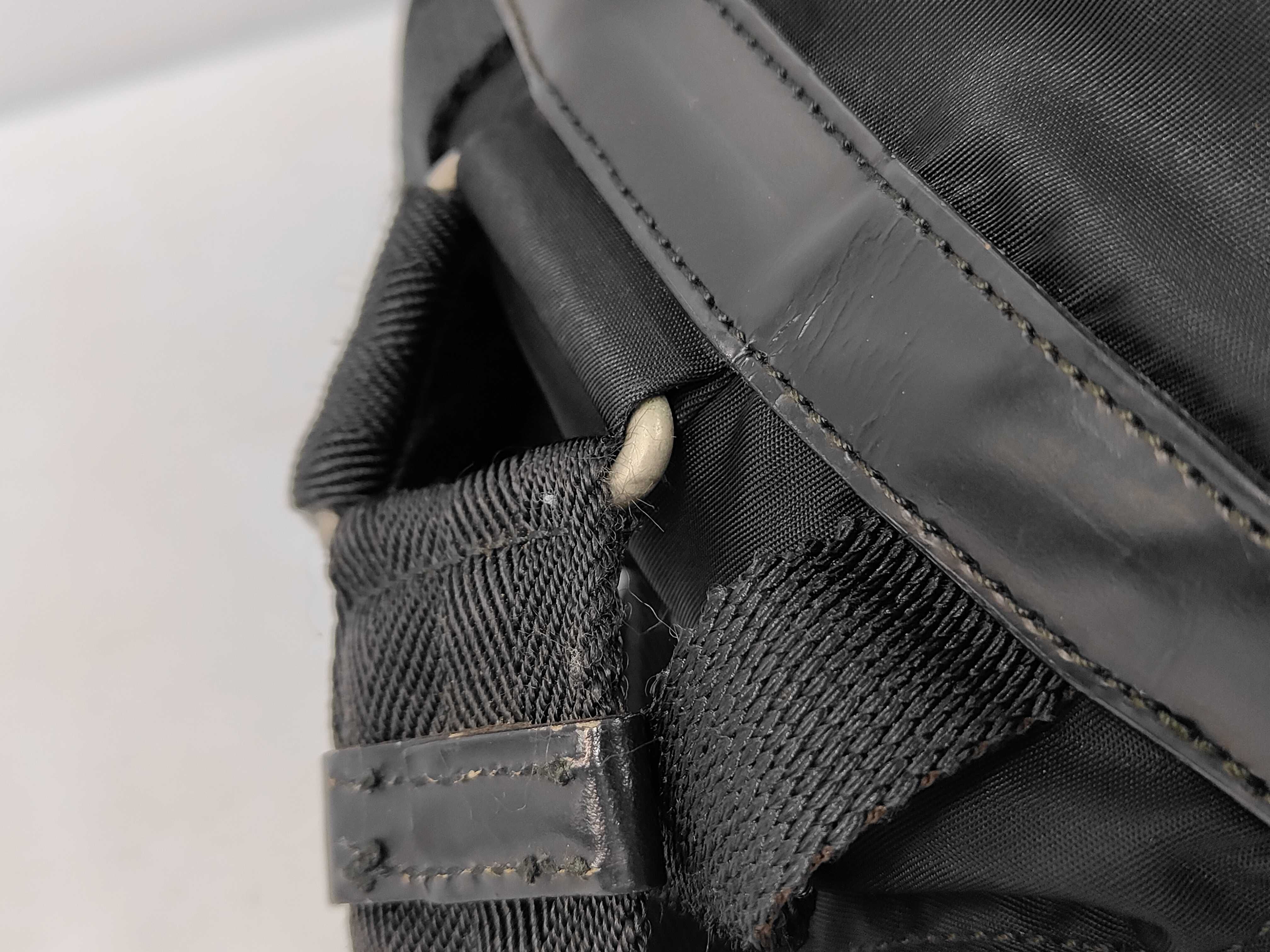 nylon backpack, black backpack. — view 5