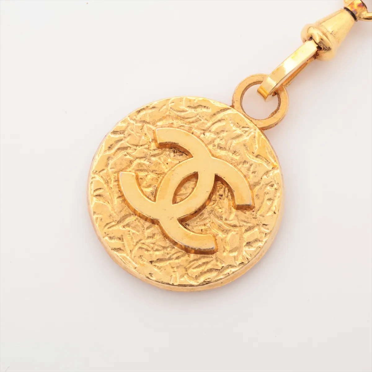 Coco Mark 1982 Chain Belt GP x Leather Beige x Gold Bruises — view 3