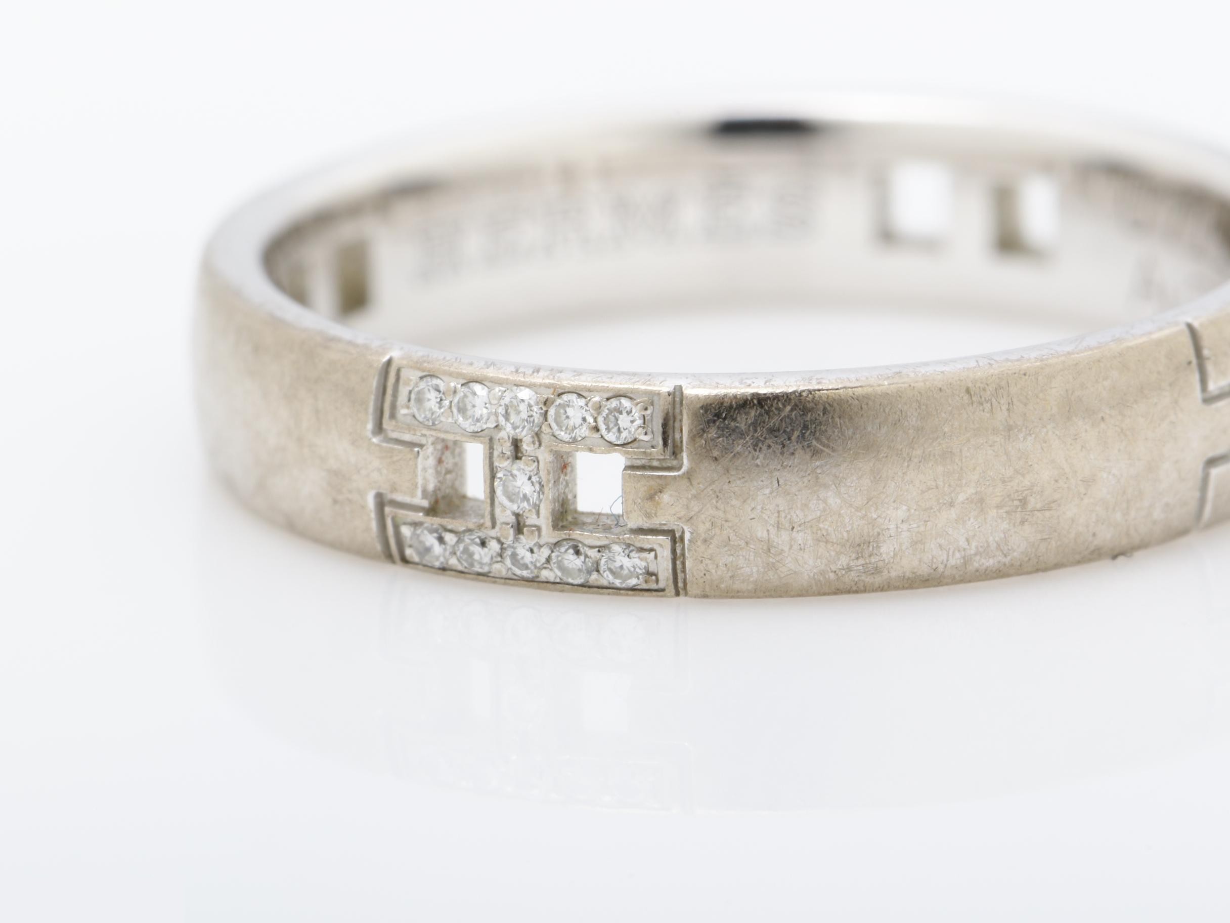 Ever Hercules Ring, Diamond, 750 White Gold, Size #49, 3.5g — view 3