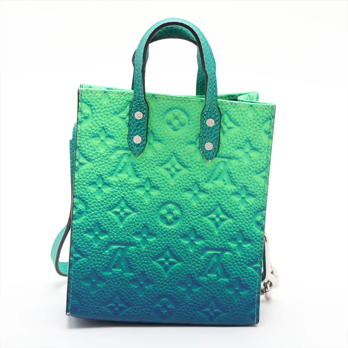 Monogram Illusion Sac Plat XS M81221 Green (RFID detected) — view 2