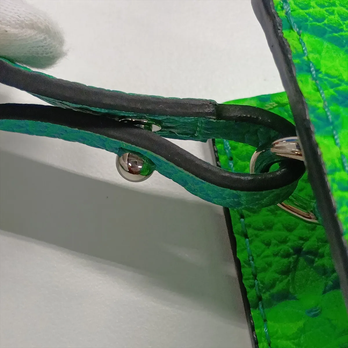 Monogram Illusion Sac Plat XS M81221 Green (RFID detected) — view 13