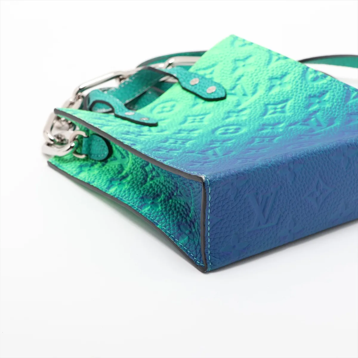Monogram Illusion Sac Plat XS M81221 Green (RFID detected) — view 4