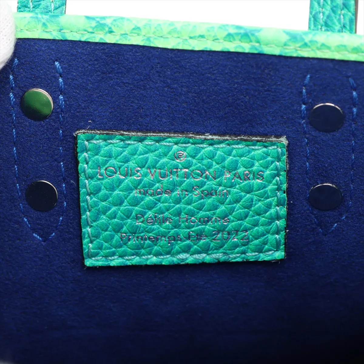 Monogram Illusion Sac Plat XS M81221 Green (RFID detected) — view 9