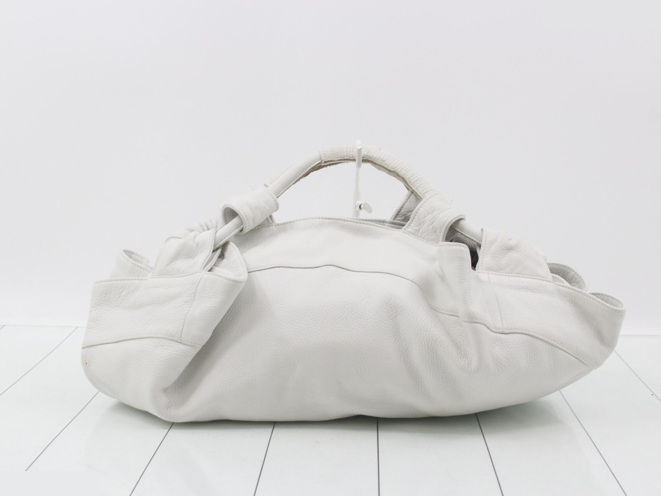 Nappa Aire handbag, Anagram, white — view 2