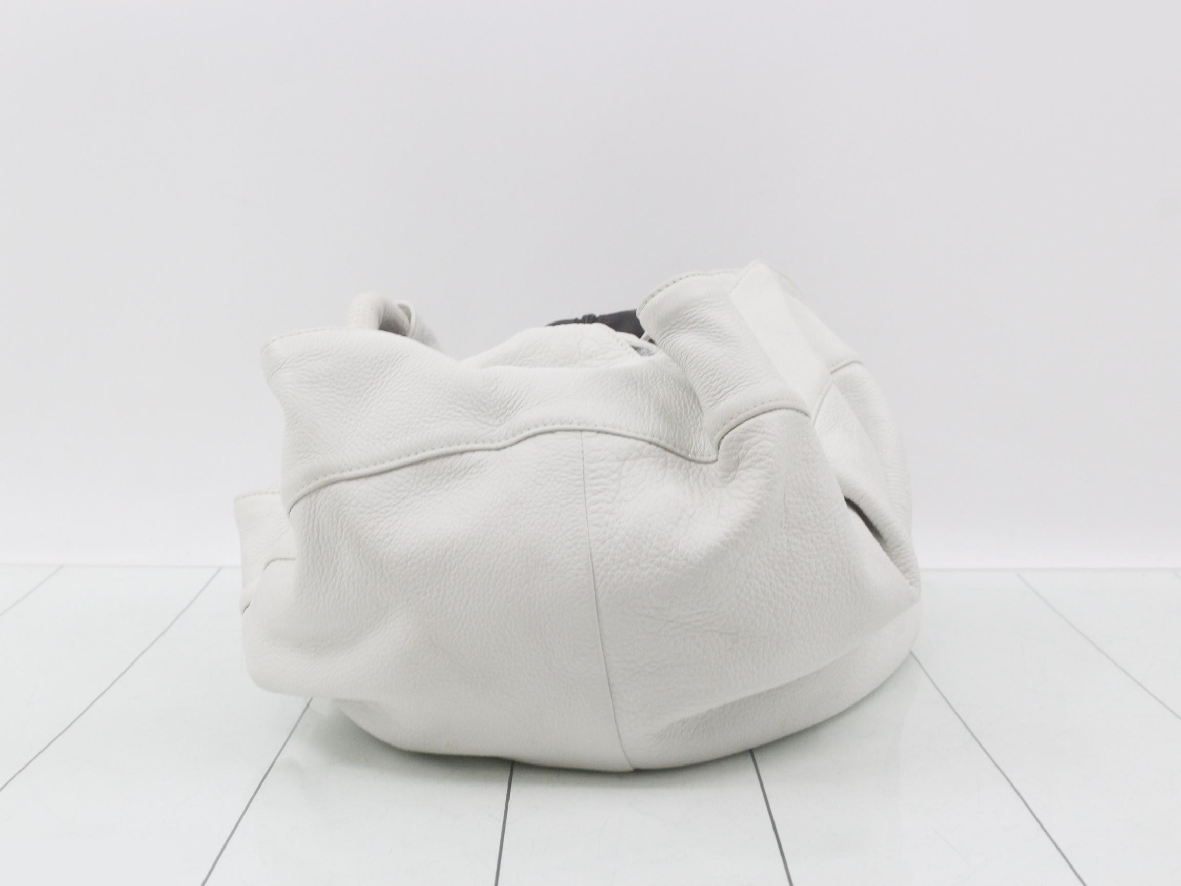 Nappa Aire handbag, Anagram, white — view 4