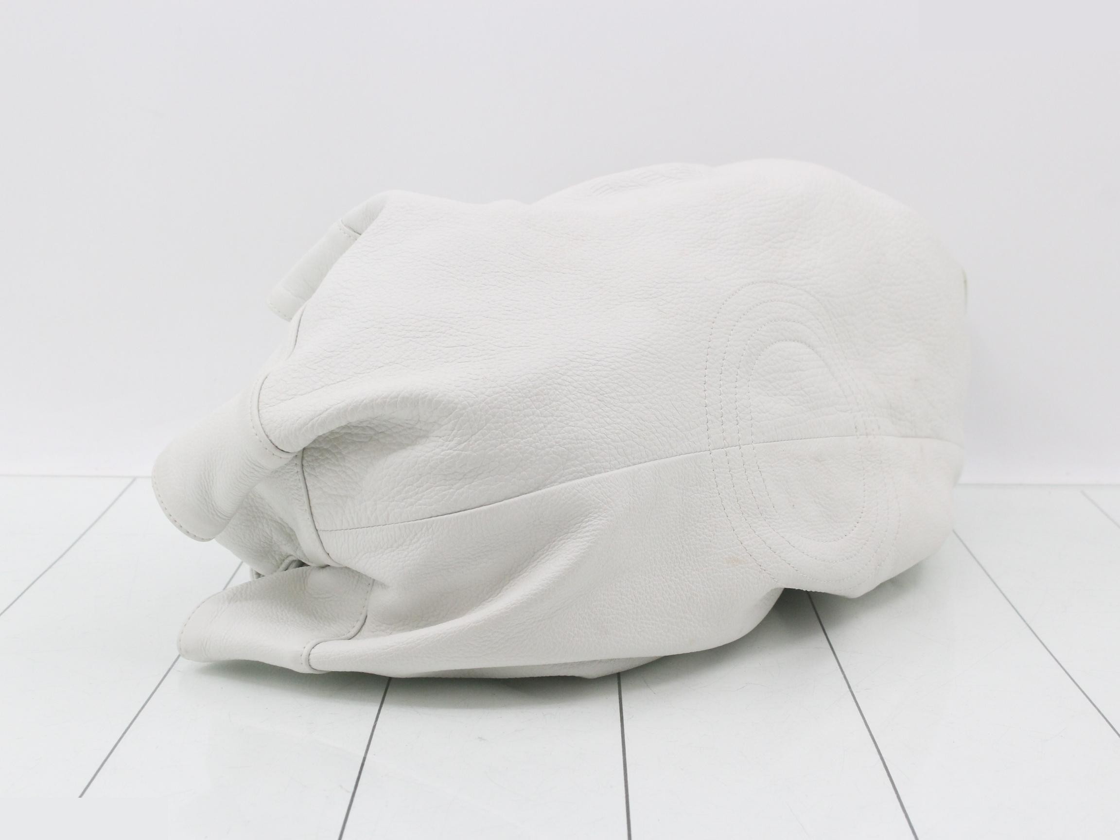 Nappa Aire handbag, Anagram, white — view 5