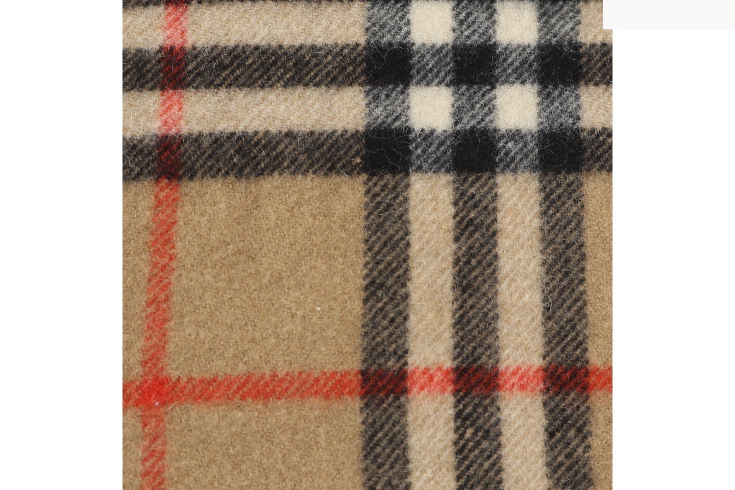 Tag attached, 100% cashmere, Nova check scarf. — view 2