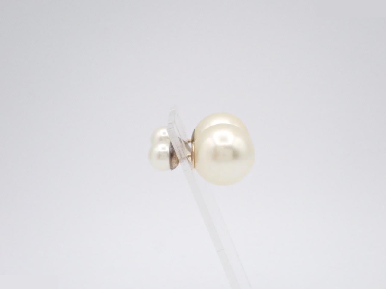 Pearl earrings — view 3