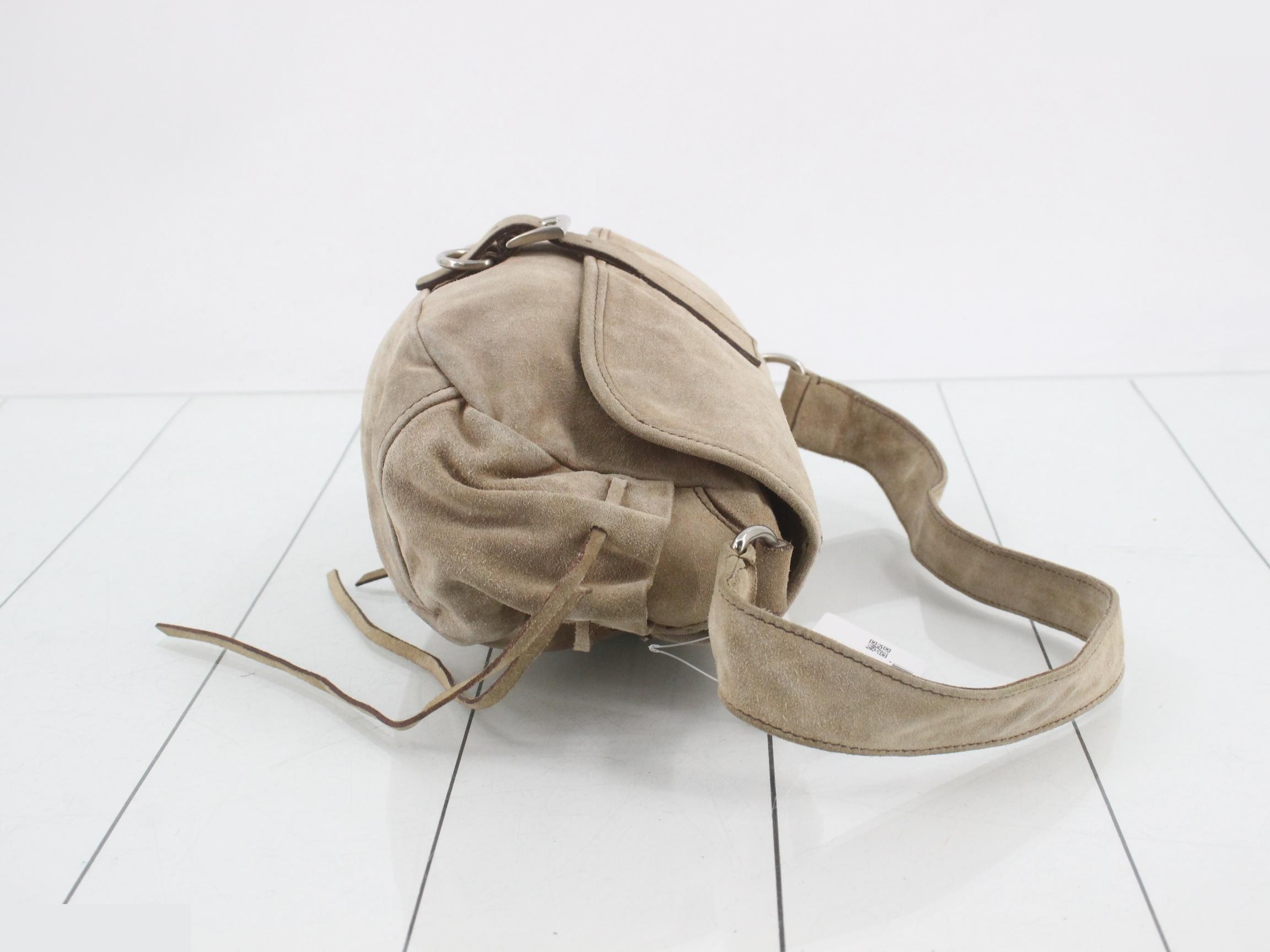 Suede shoulder bag — view 3