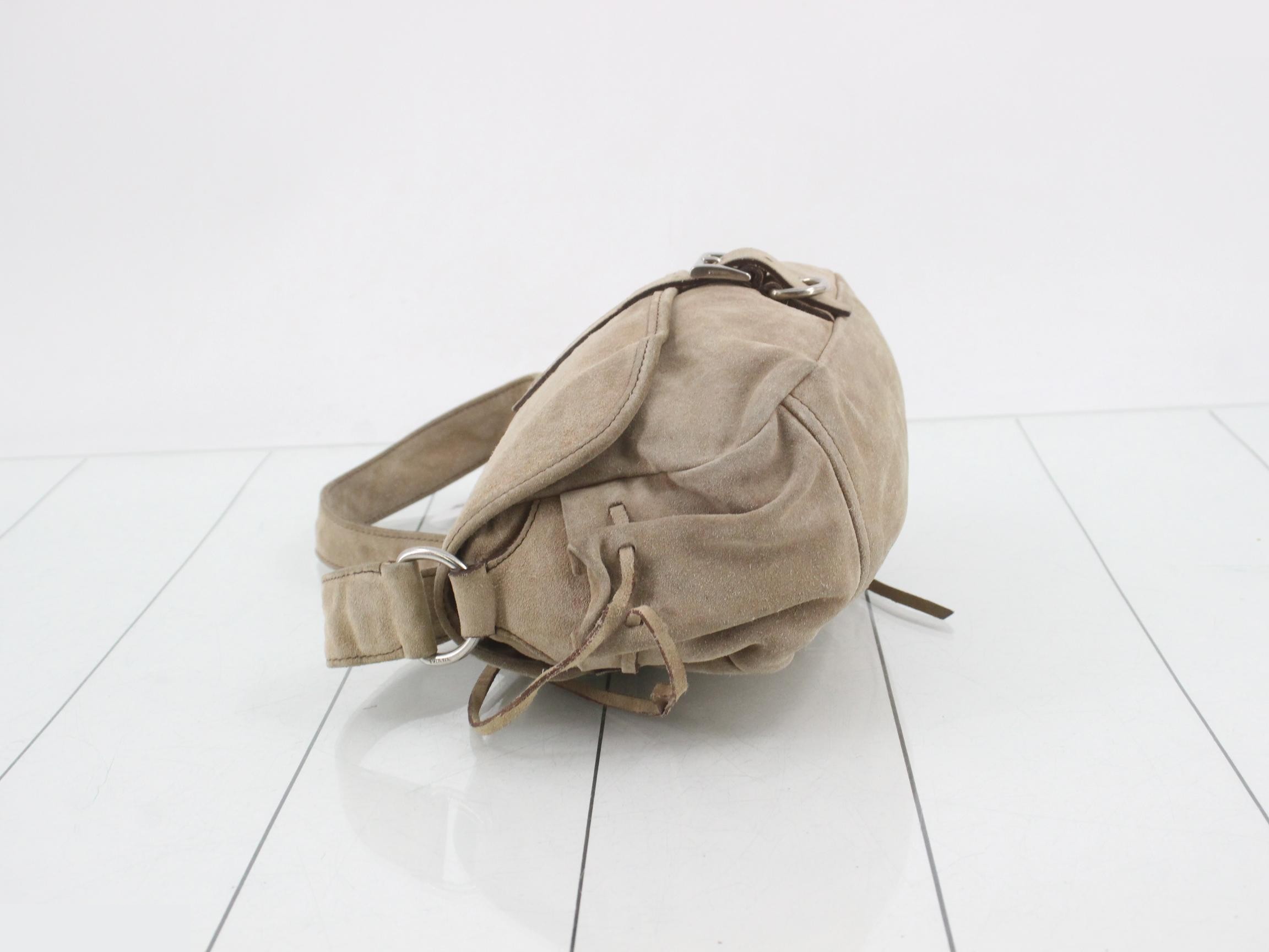 Suede shoulder bag — view 4