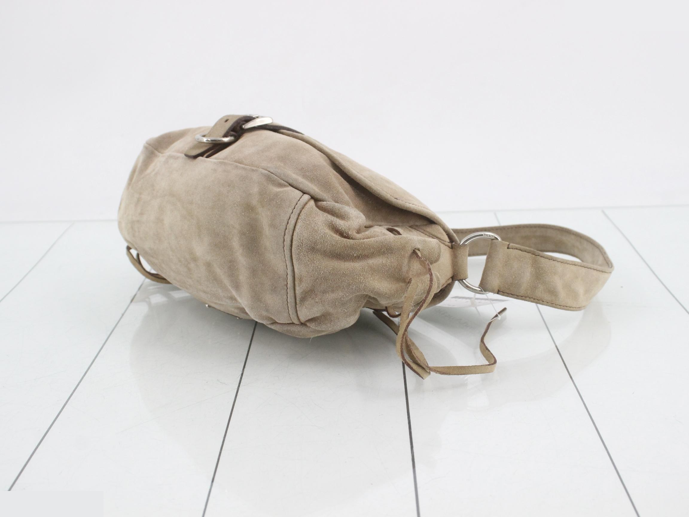 Suede shoulder bag — view 6
