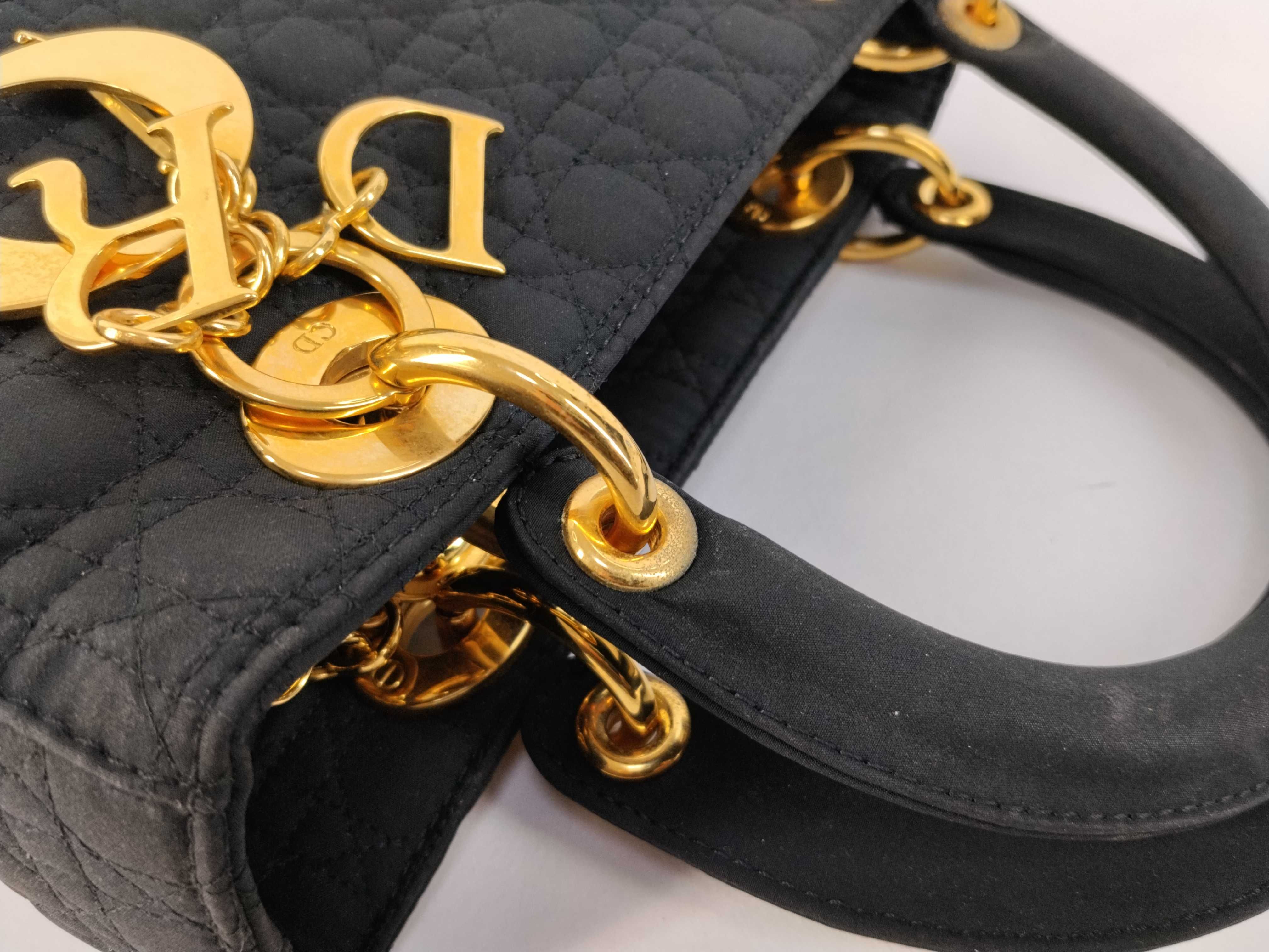 Lady Dior Christian handbag Lady black handbag — view 5