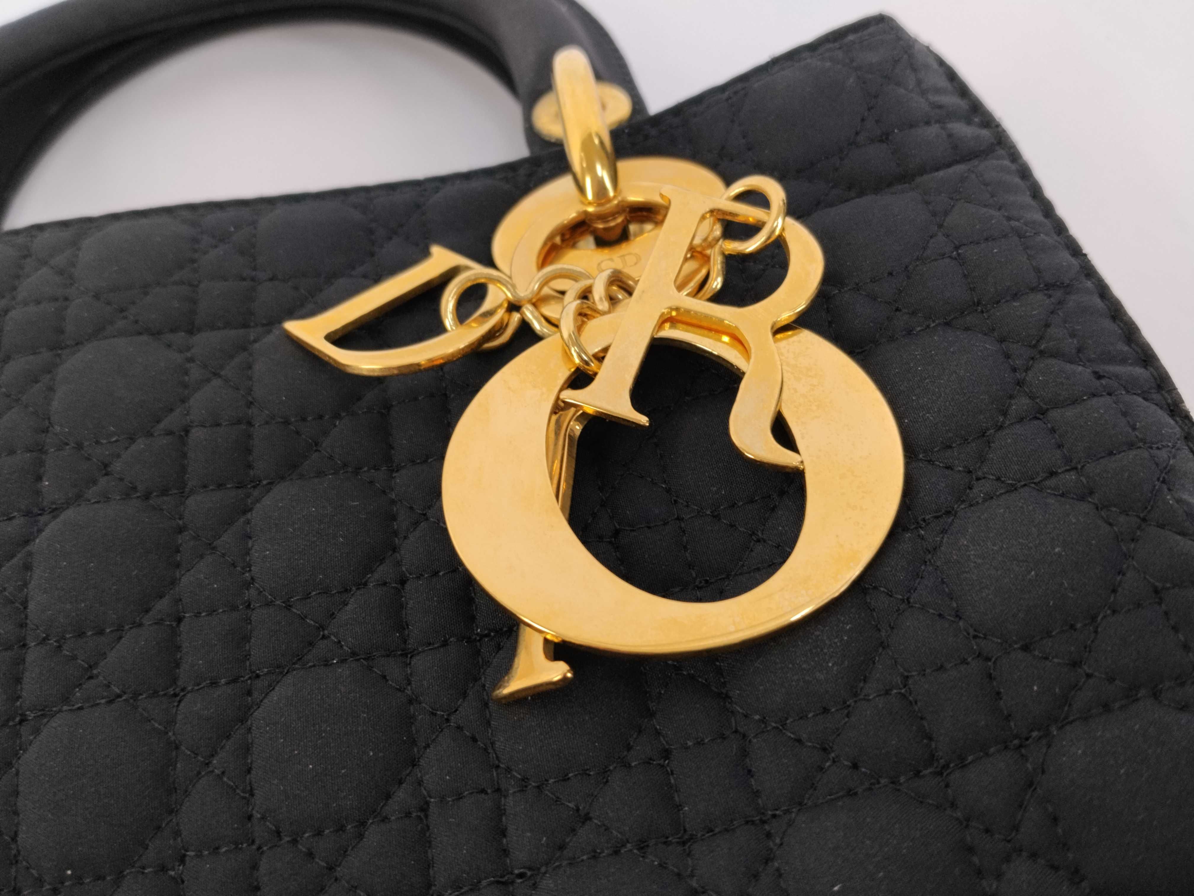 Lady Dior Christian handbag Lady black handbag — view 8