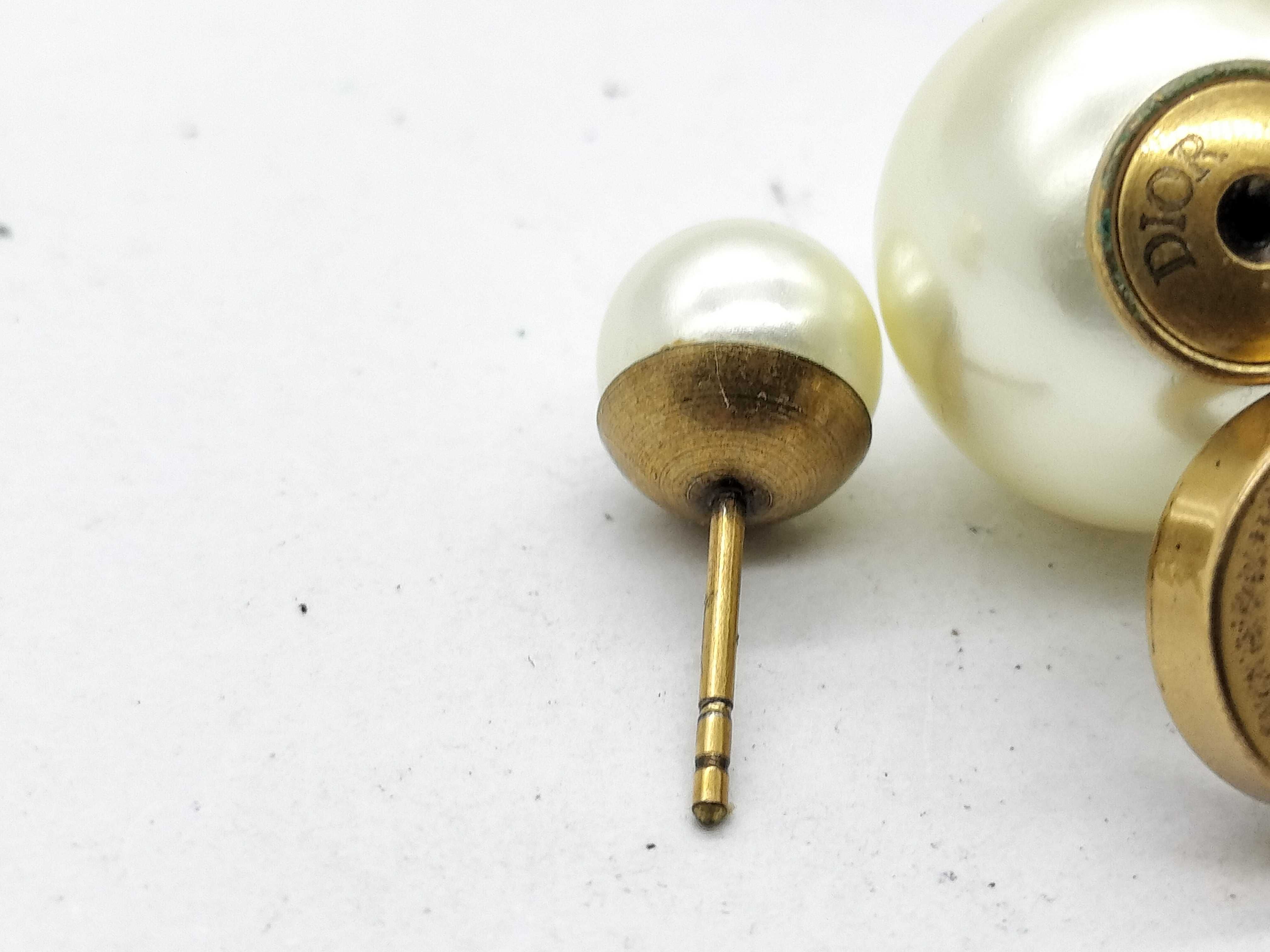 CD pearl earrings — view 5