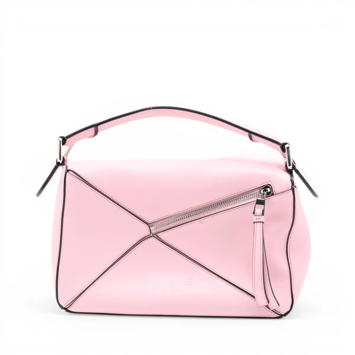Puzzle Bag Small Leather 2-Way Handbag Pink — view 2