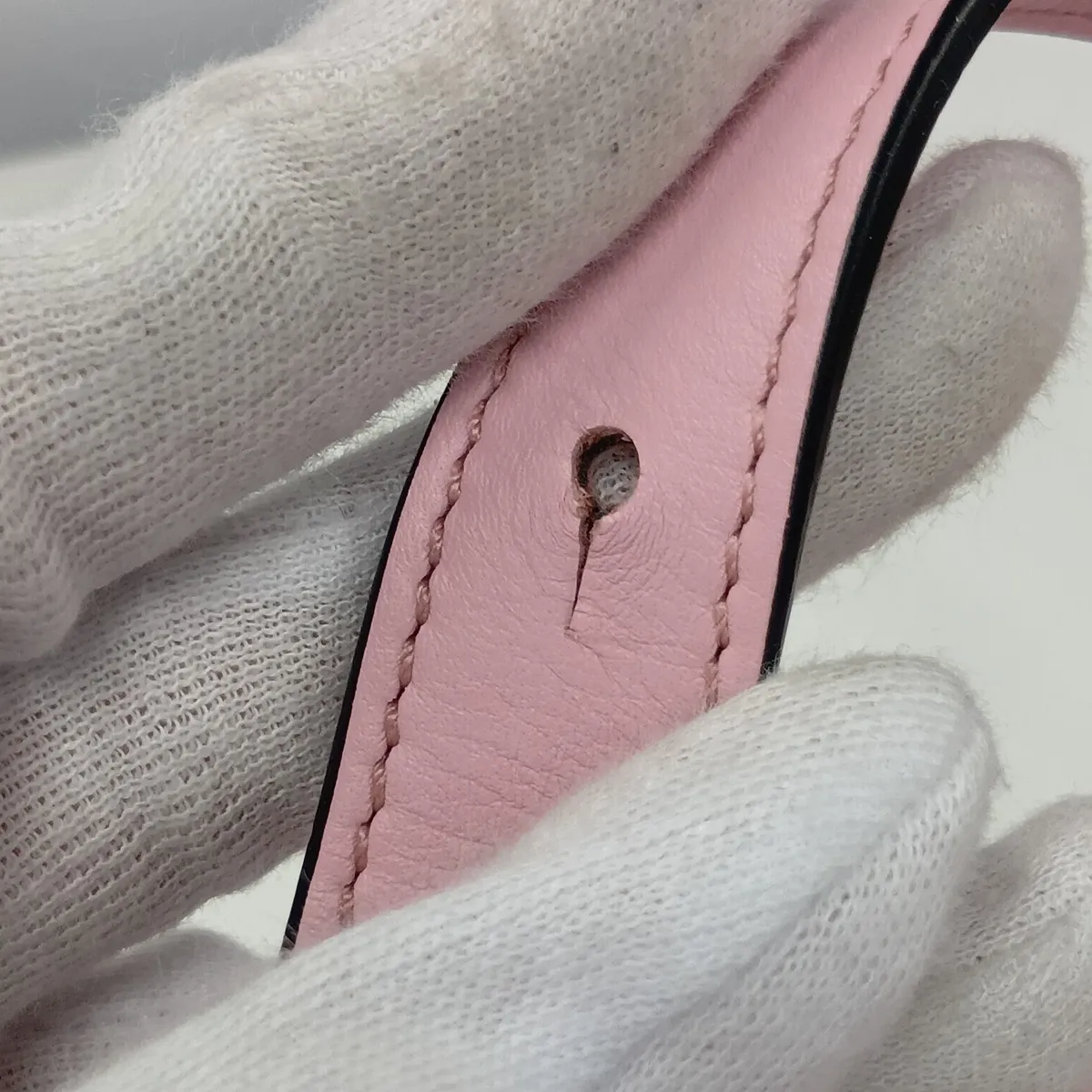Puzzle Bag Small Leather 2-Way Handbag Pink — view 12