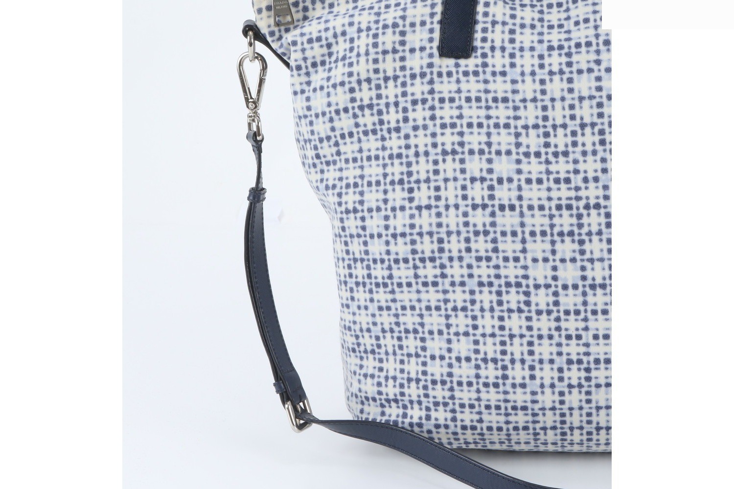 Triangle Logo Leather 2-Way Tote Bag — view 2