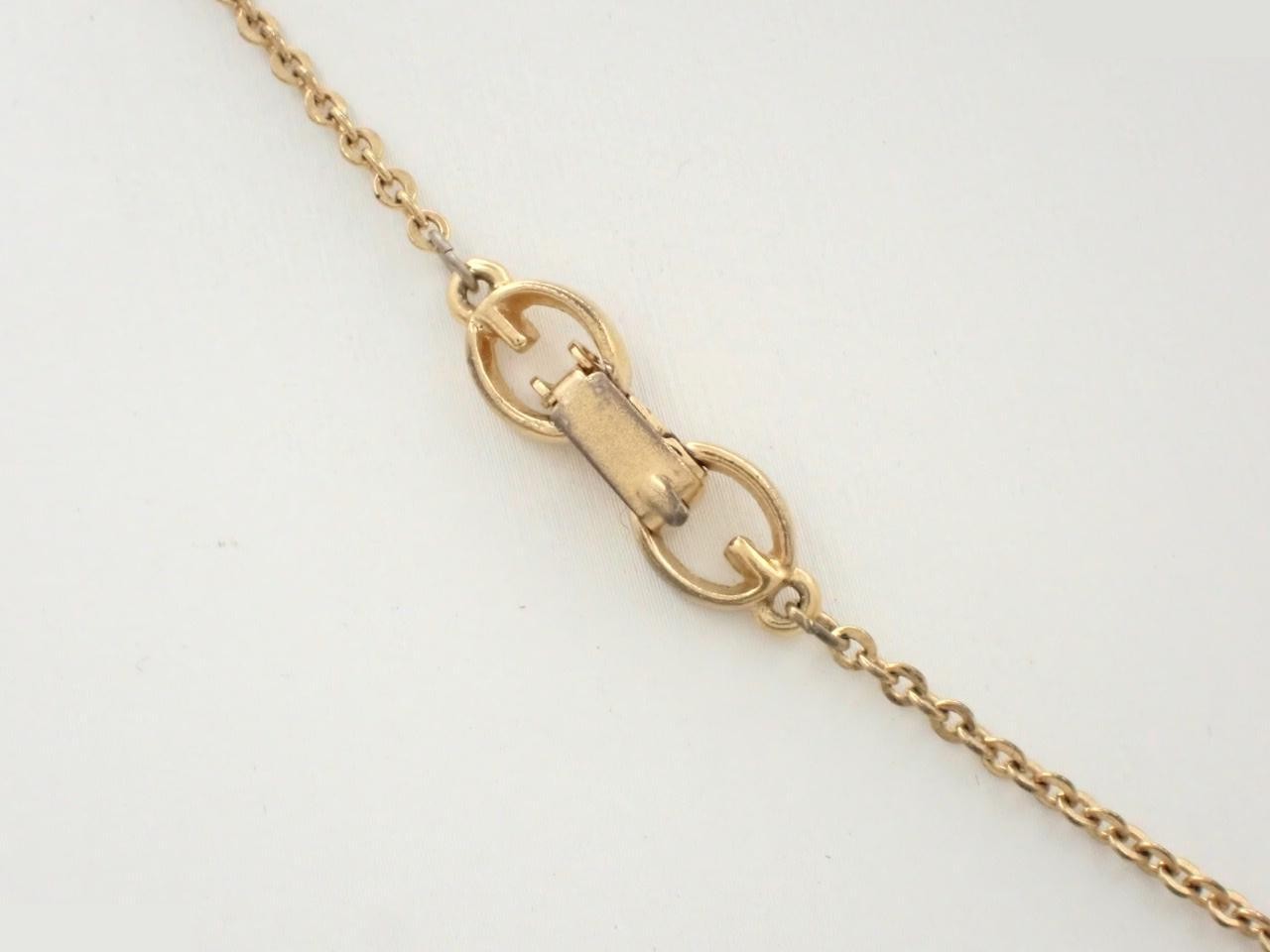 Gold necklace, chain approximately 41cm — view 2
