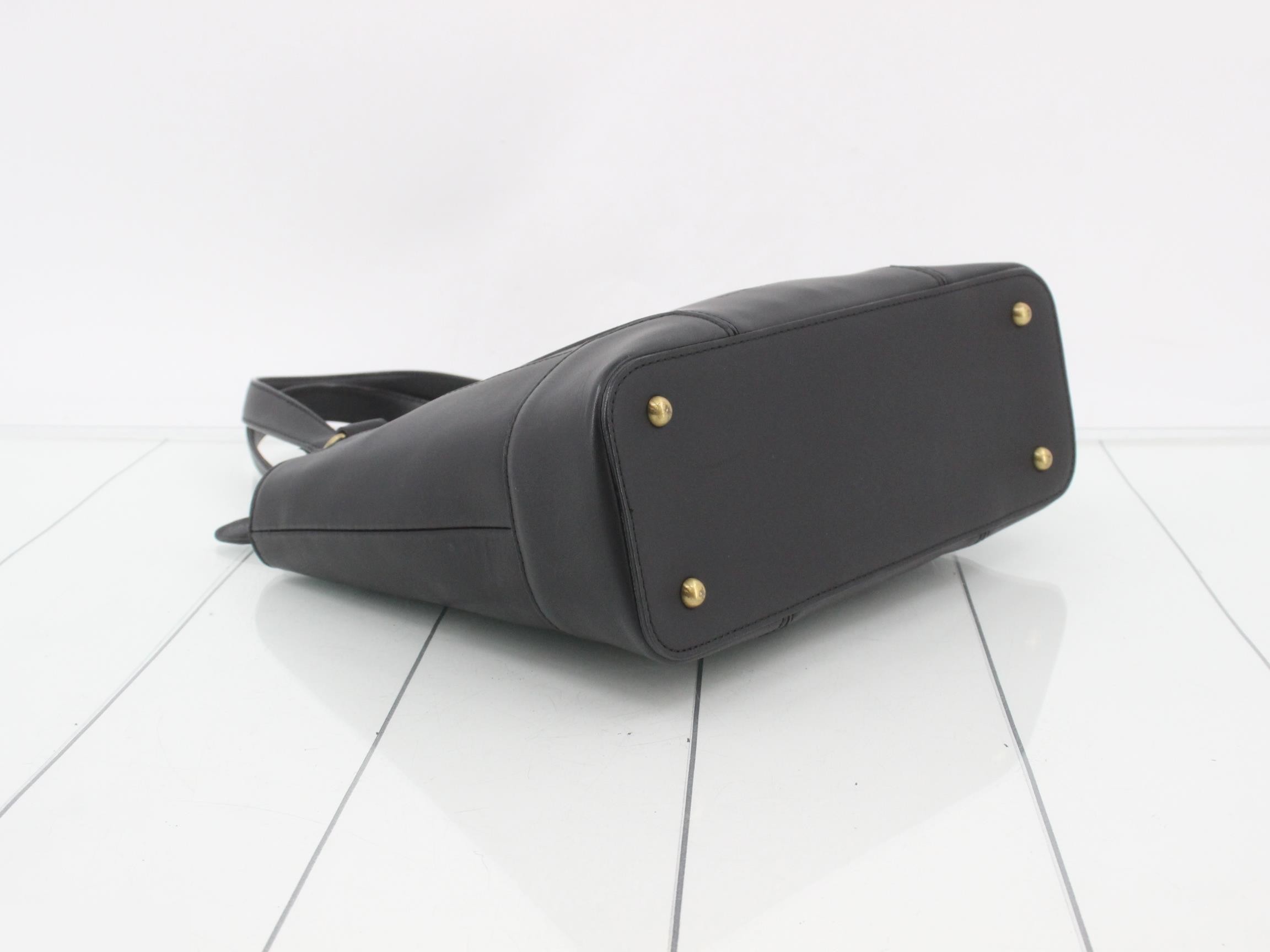 Leather handbag black — view 5
