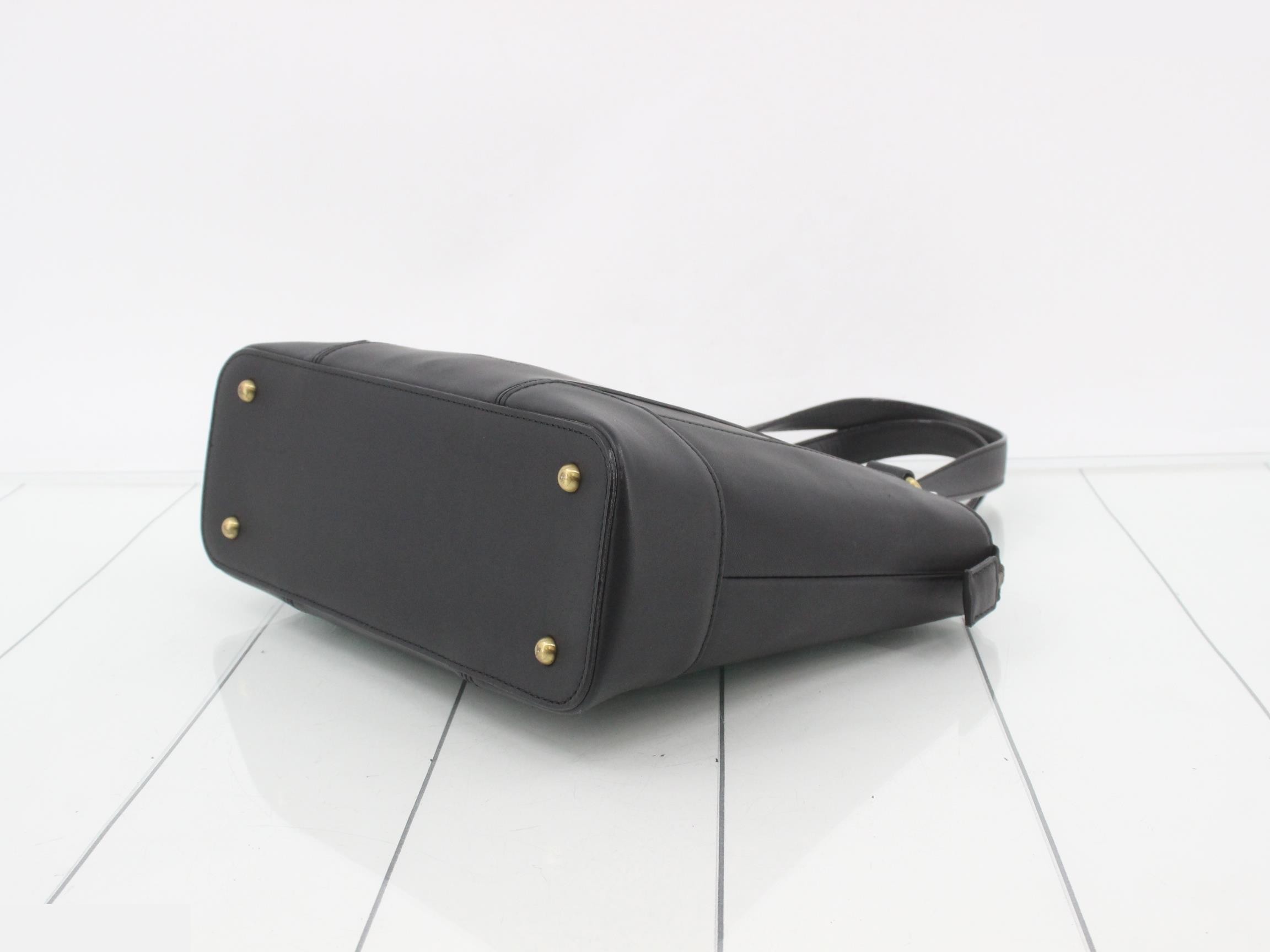 Leather handbag black — view 6