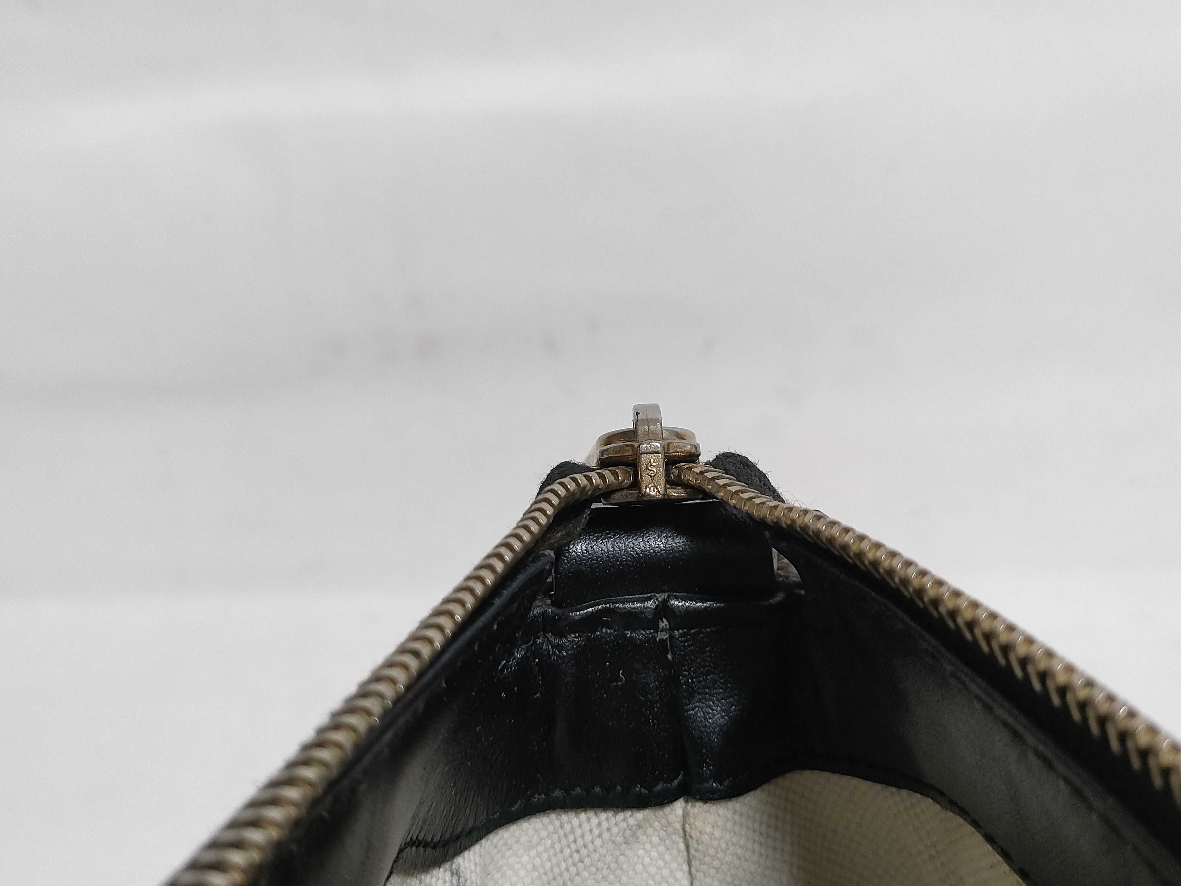 handbag, 2-way shoulder bag, leather and canvas, Sherry line handbag — view 11