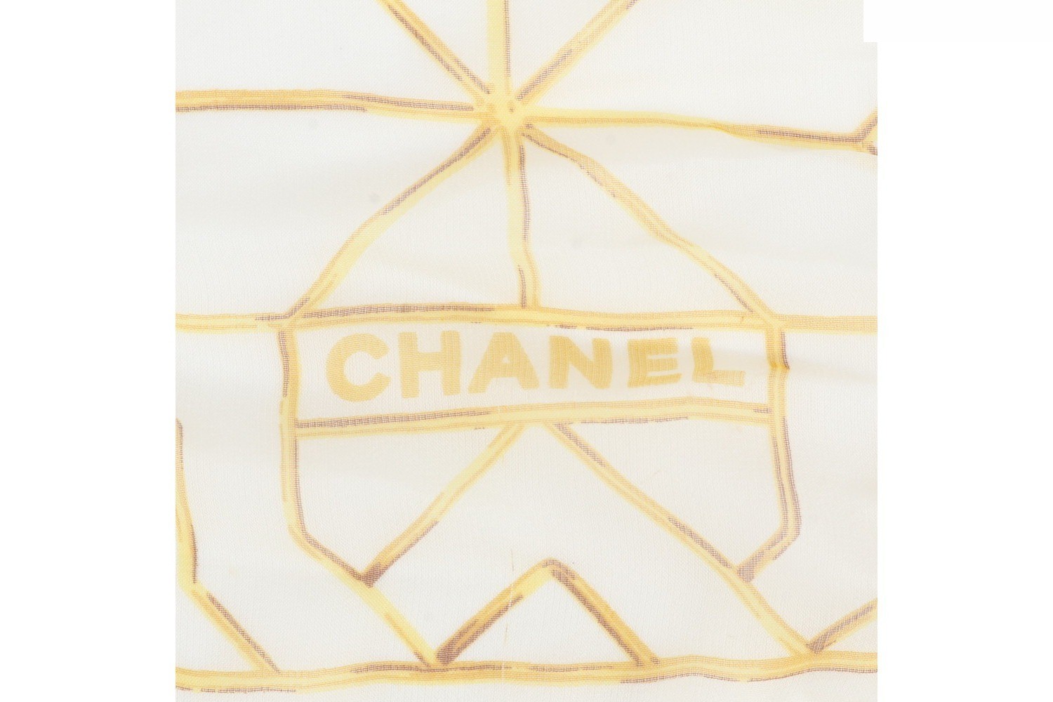 Tag attached 100% Silk Coco Mark Accessory Pattern Scarf — view 8
