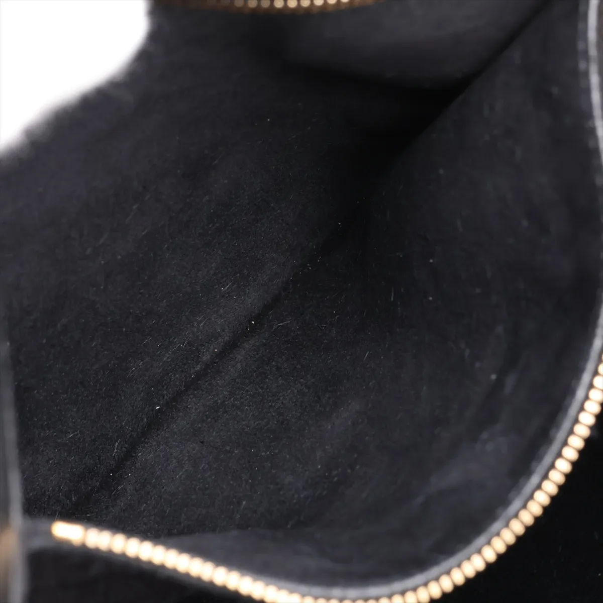 Bear Leather Tote Bag, Black, 763435 — view 8