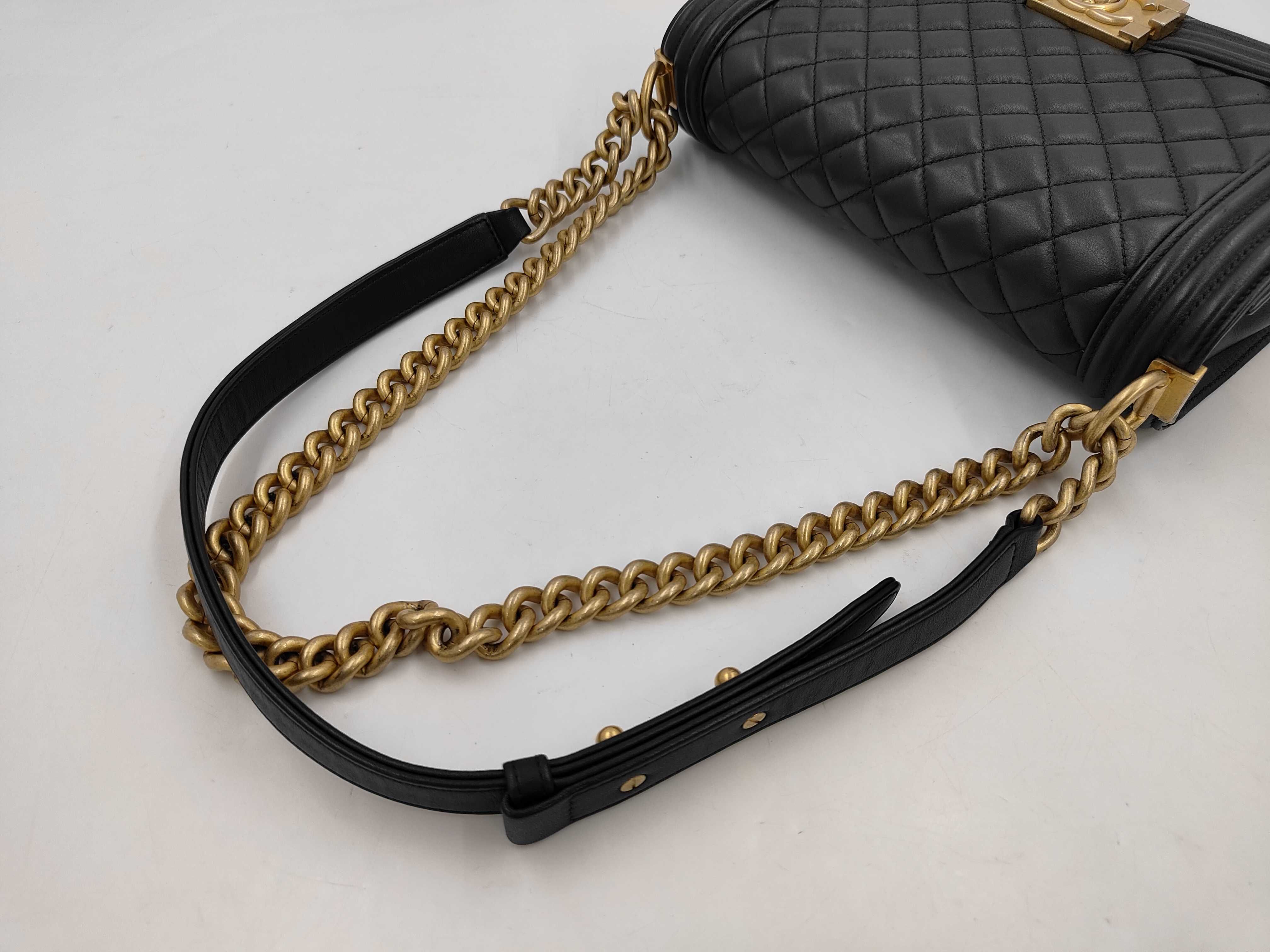 Boy Chanel 25 Lambskin Shoulder Bag — view 3