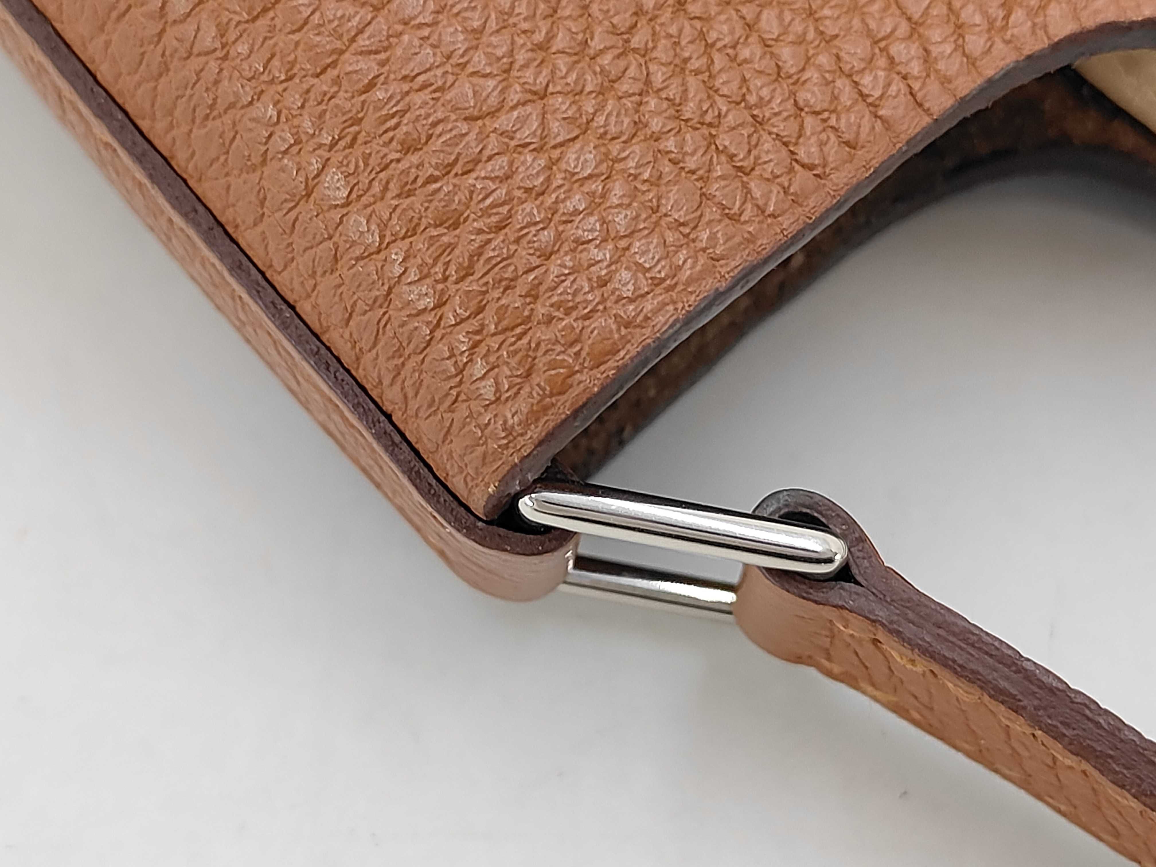 Picotin Lock PM Casaque Etoupe x Gold x Nata Z Stamp Handbag — view 7