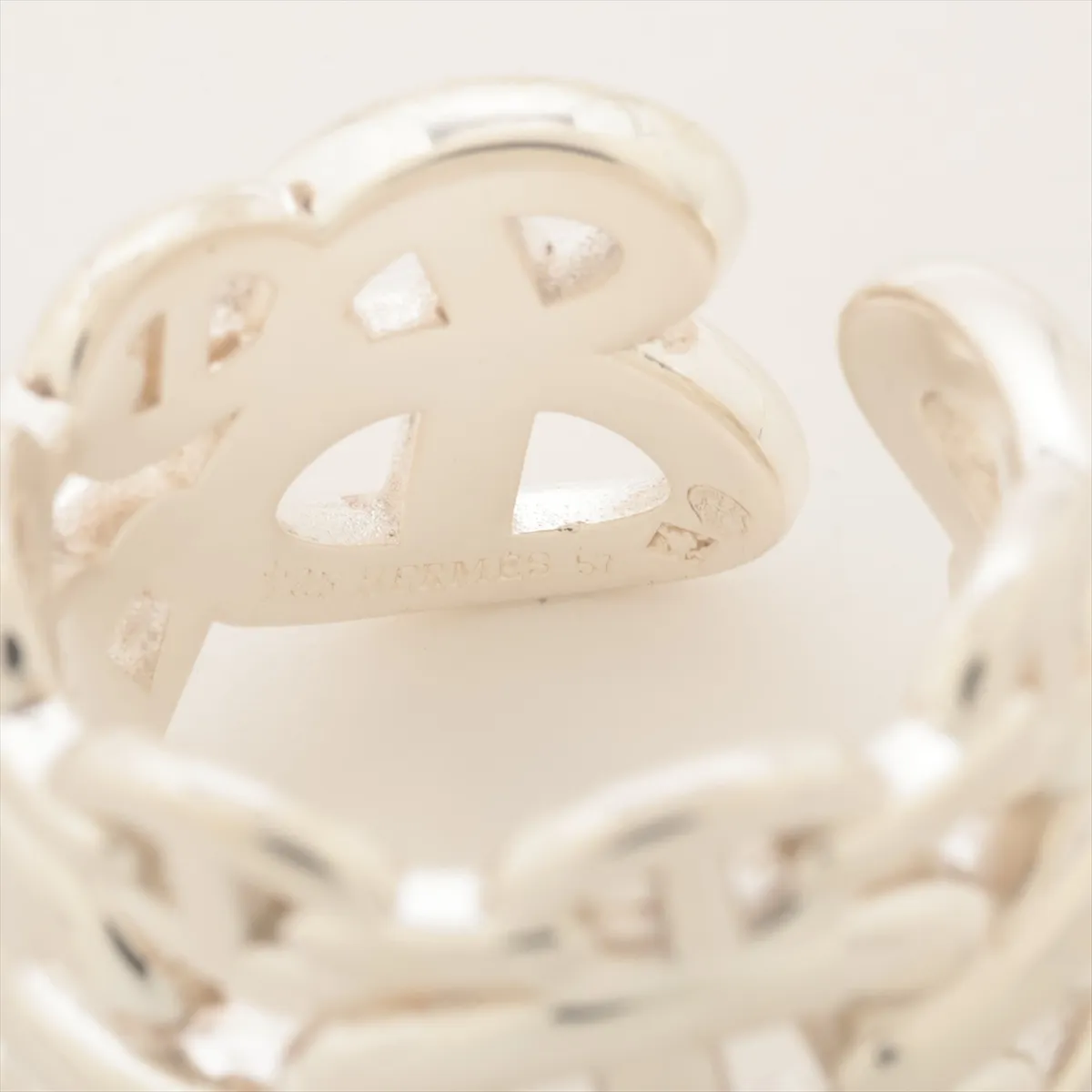 Chaine d'Ancre Enchainee GM 2025 Ring, Size 57, 925 Sterling Silver, 15.0g, 25W066603. — view 3
