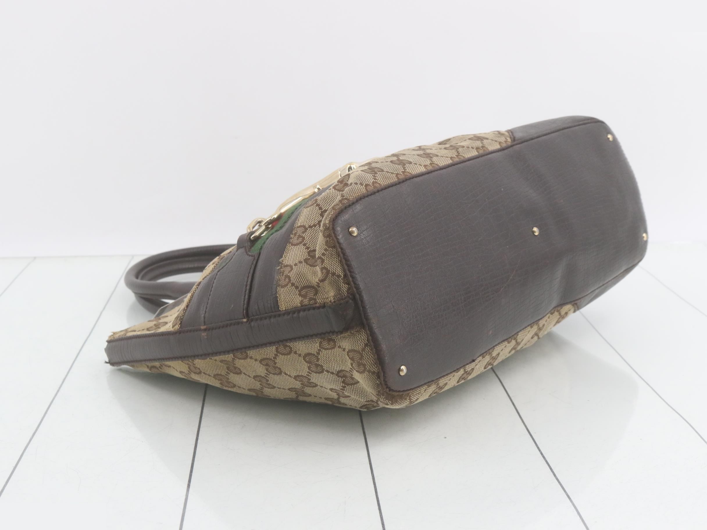 GG Canvas Horsebit Handbag — view 5