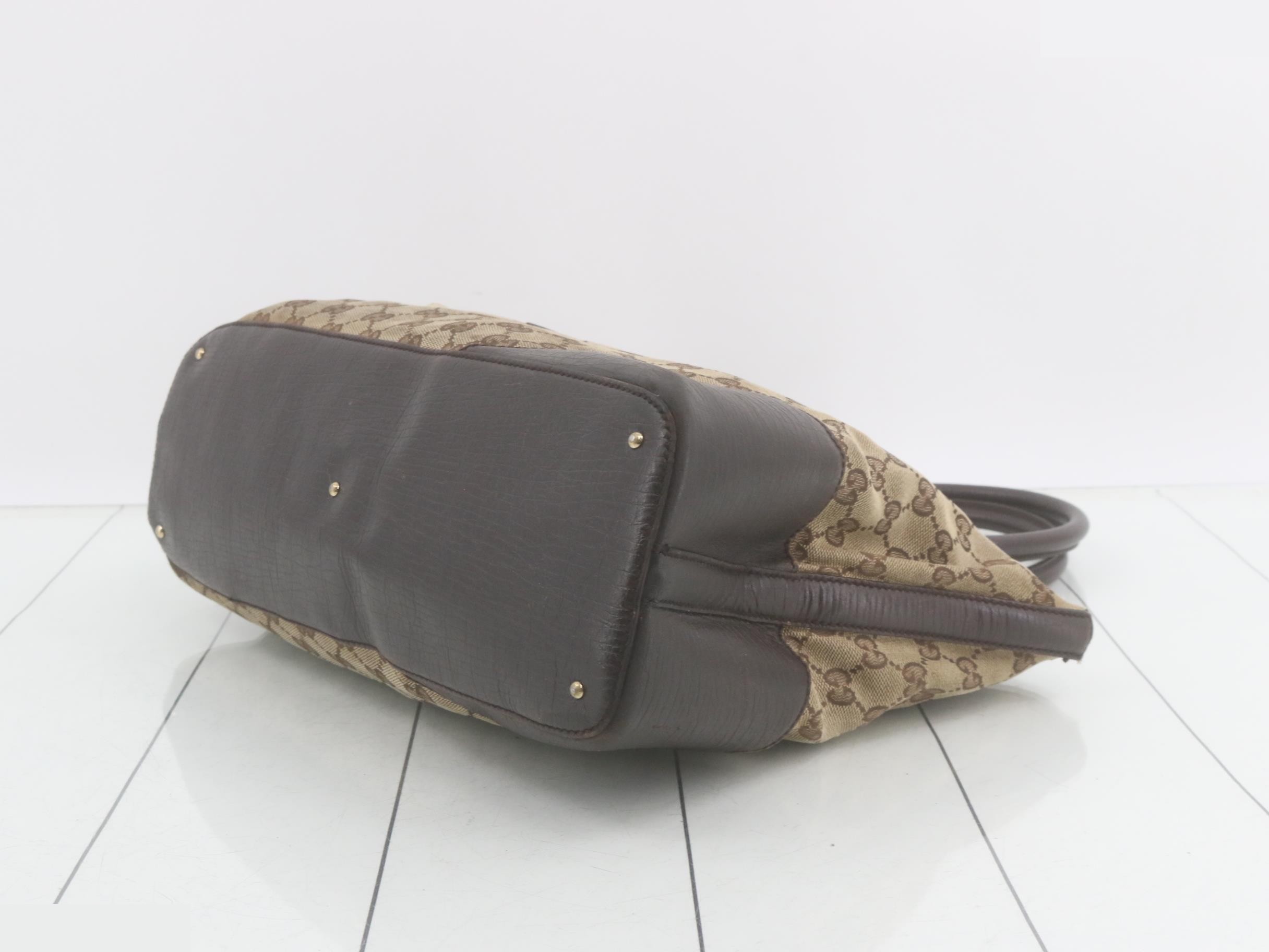 GG Canvas Horsebit Handbag — view 6