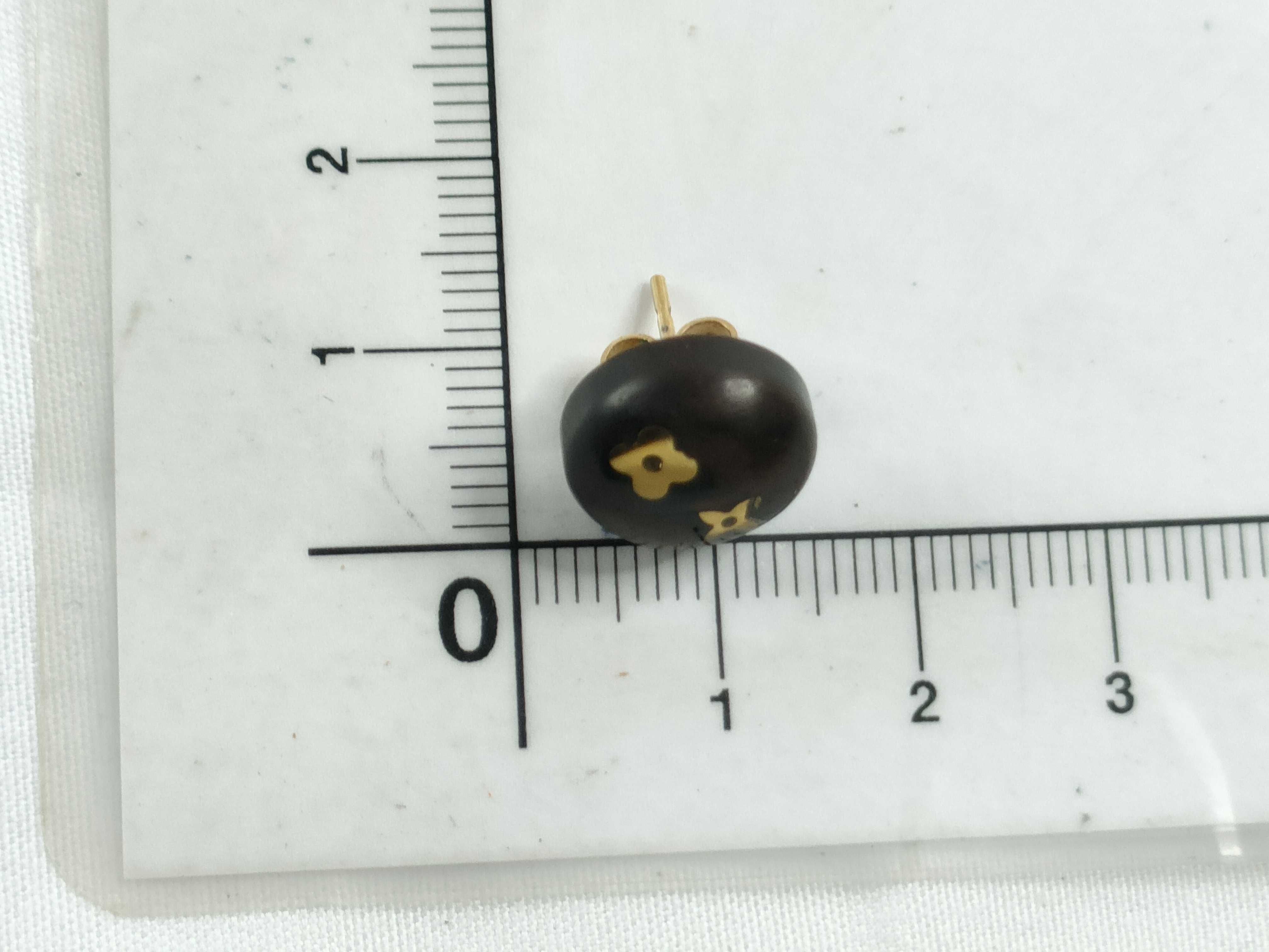Pussy Sylvania Wood Gold Earrings — view 8