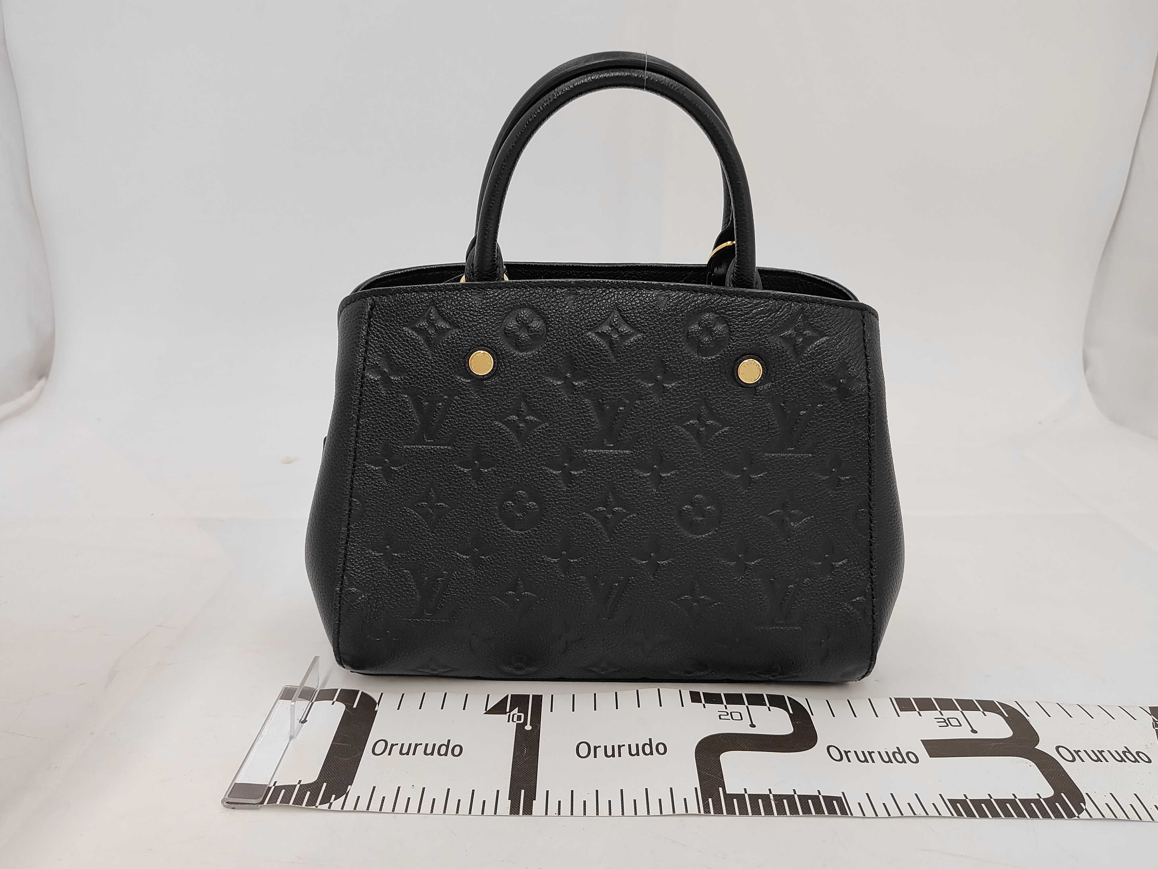 Monogram Empreinte M41048 Montaigne BB Noir Handbag — view 2