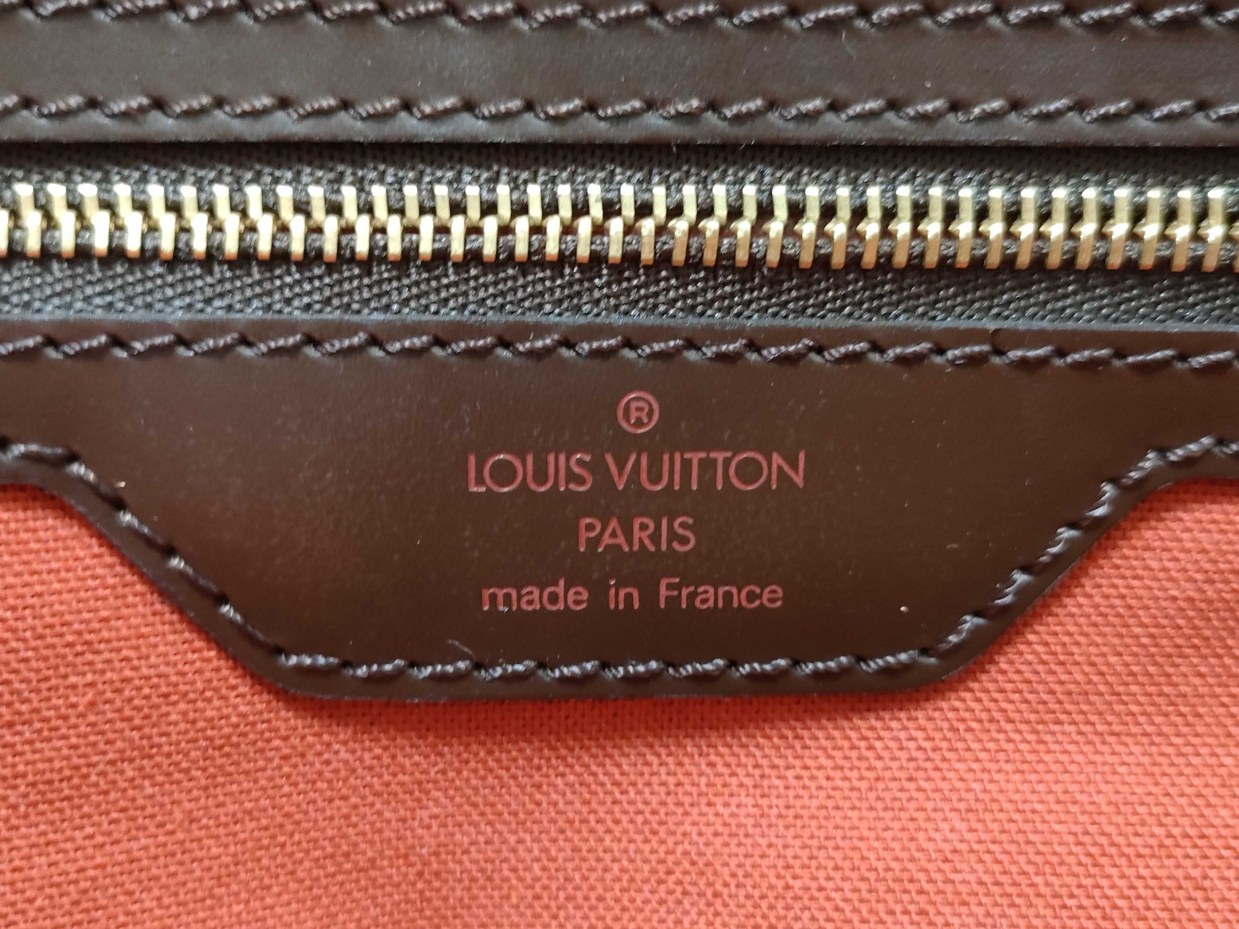 Damier Greenwich PM N41165 AR1012 Brown Tote Bag — view 12