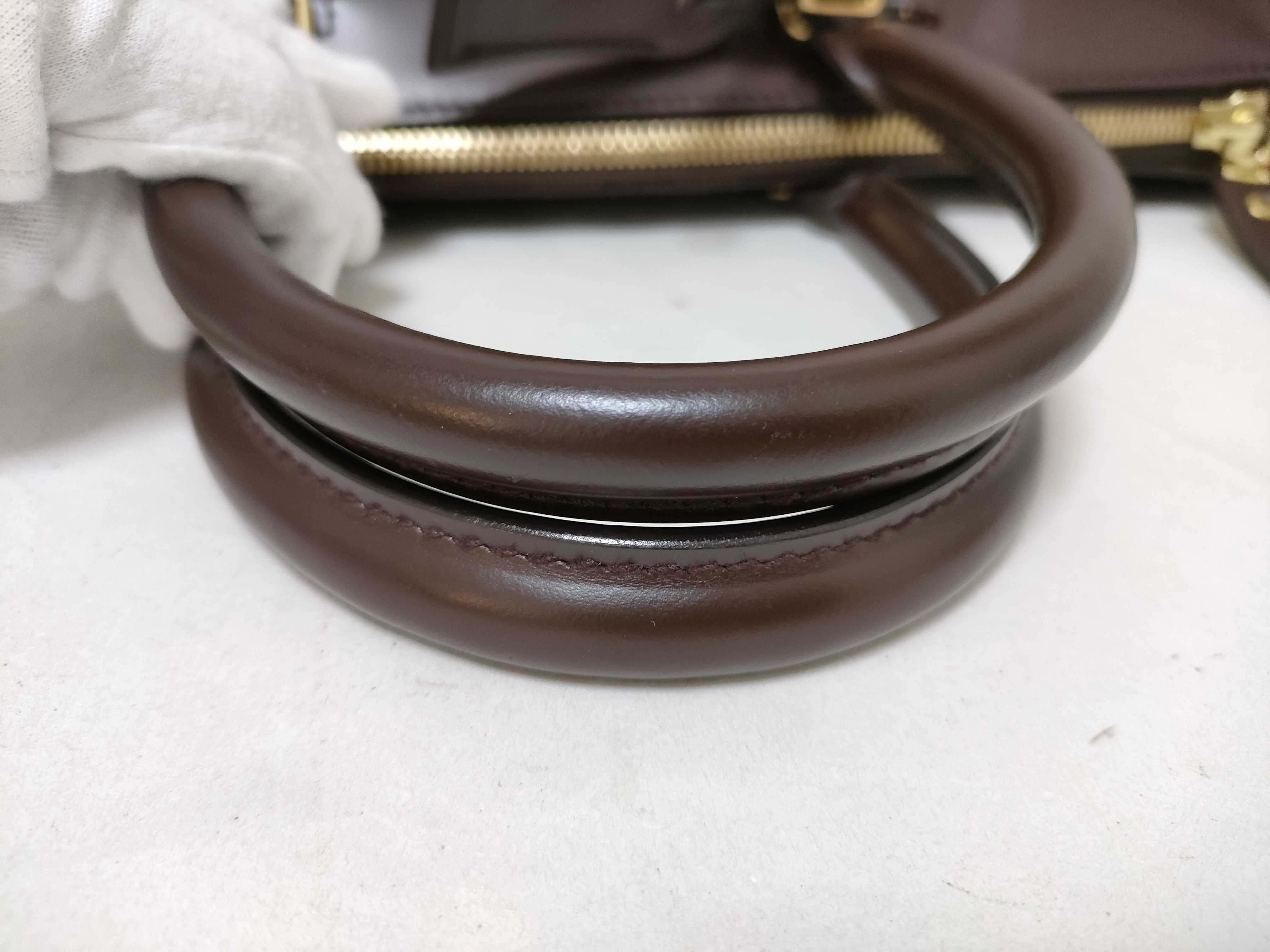 Damier Greenwich PM N41165 AR1012 Brown Tote Bag — view 4