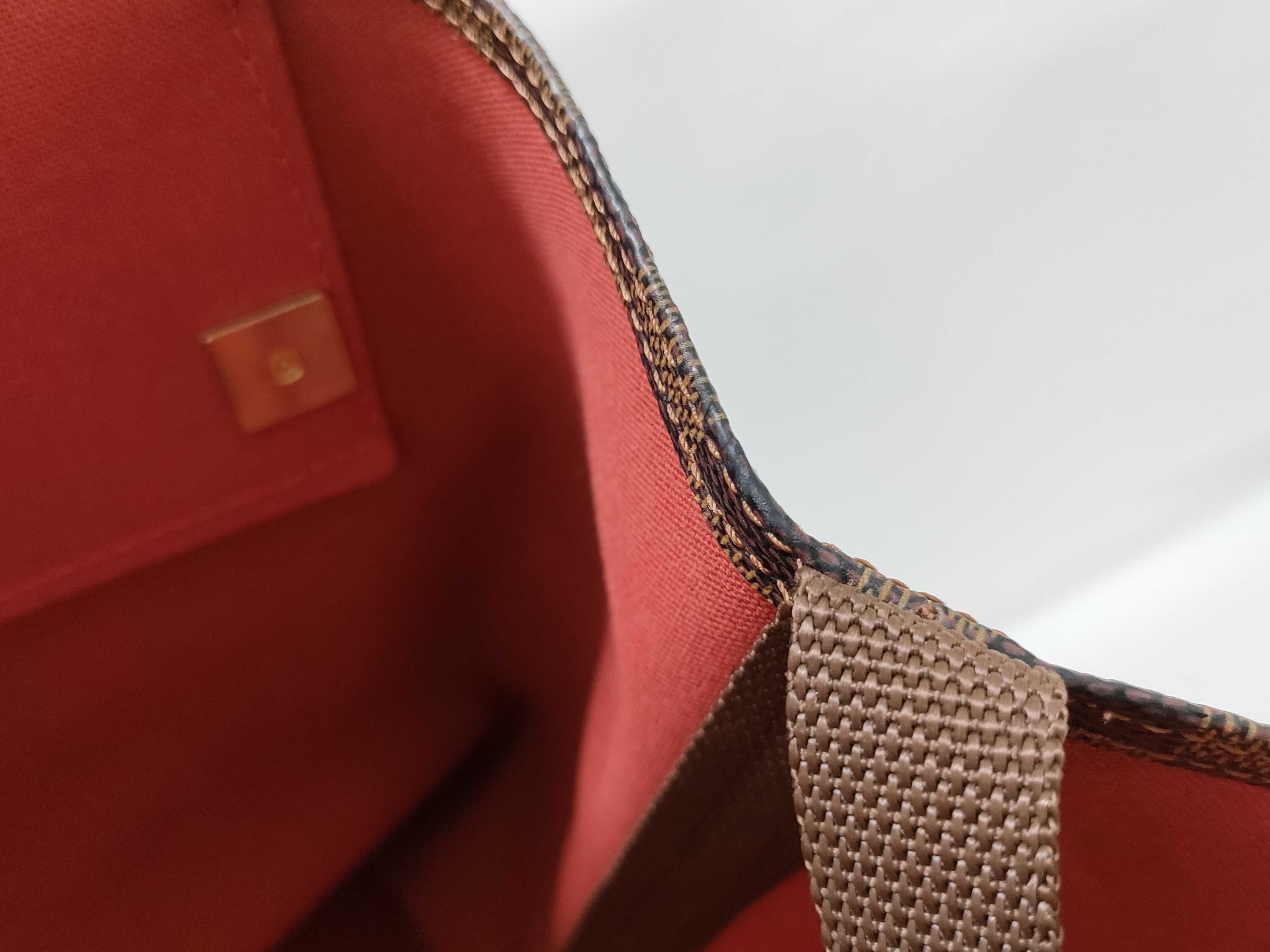 Damier Greenwich PM N41165 AR1012 Brown Tote Bag — view 9