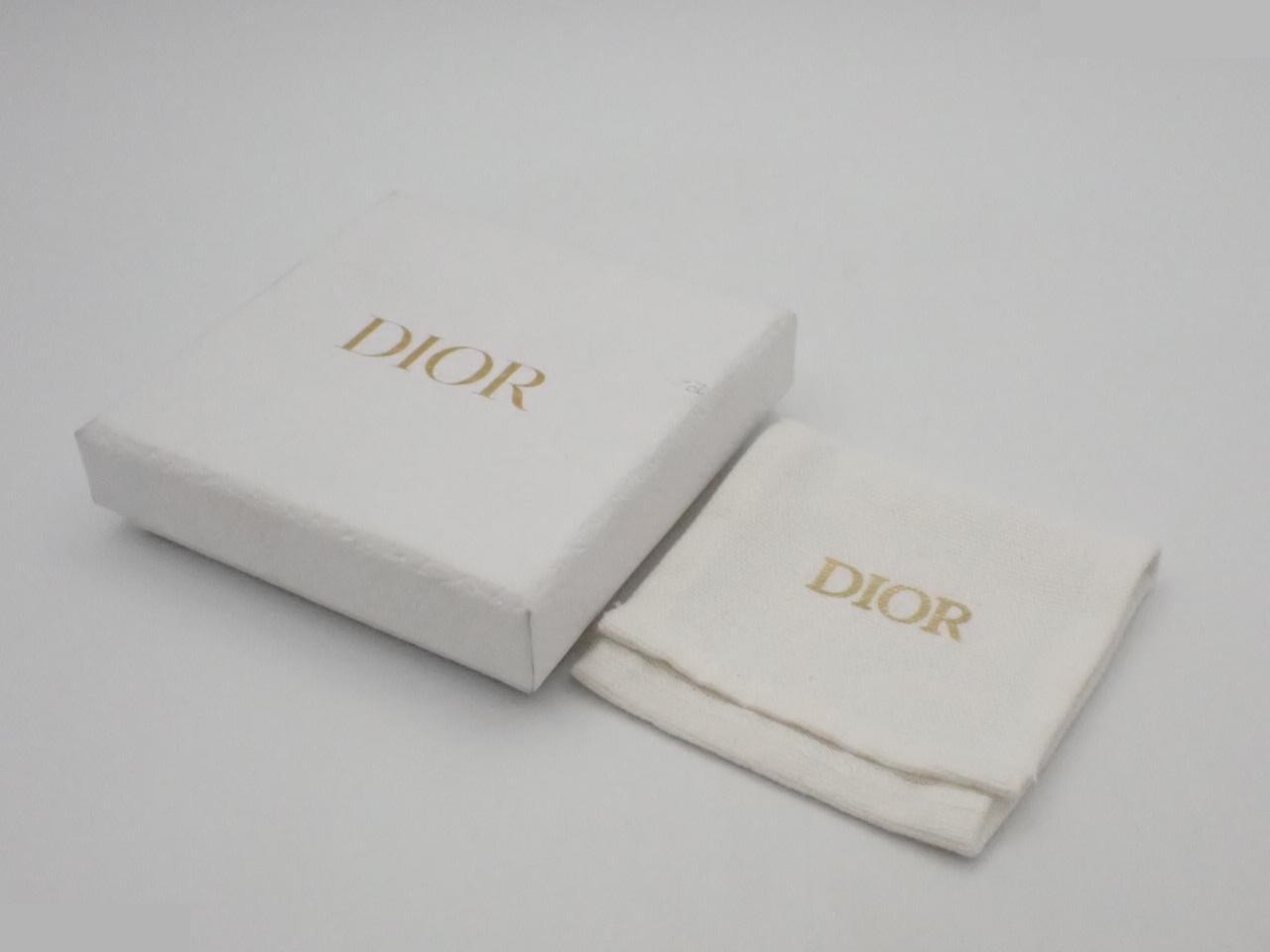 Tribal earrings with Dior logo and rhinestones — view 4