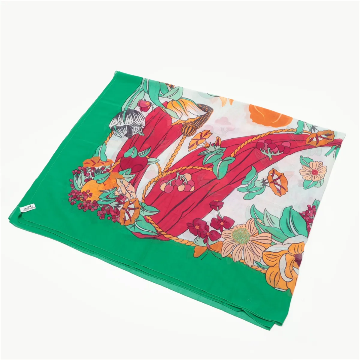 pareo cotton green thread — view 2