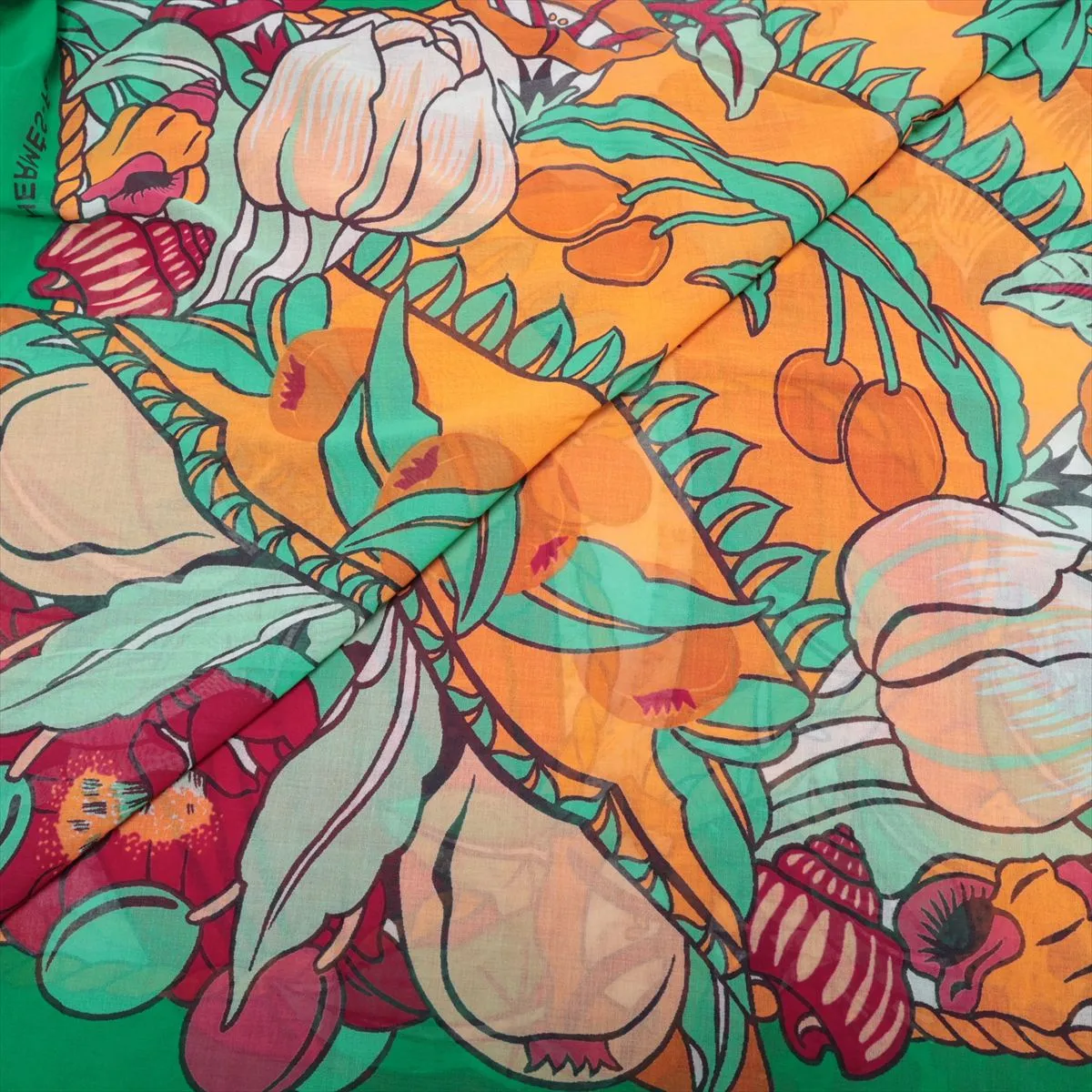pareo cotton green thread — view 3