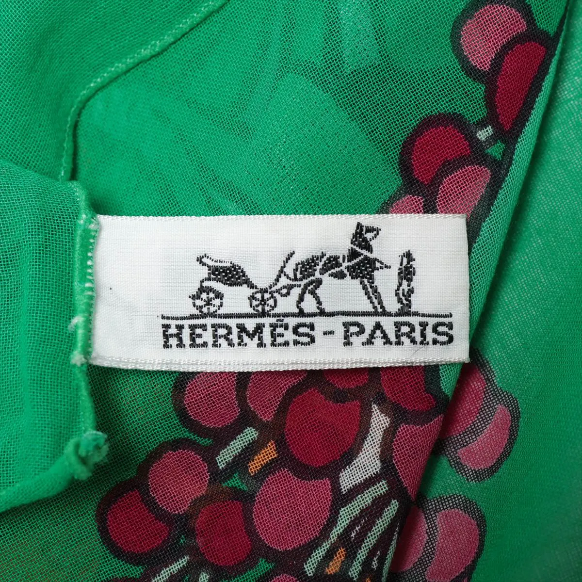 pareo cotton green thread — view 4