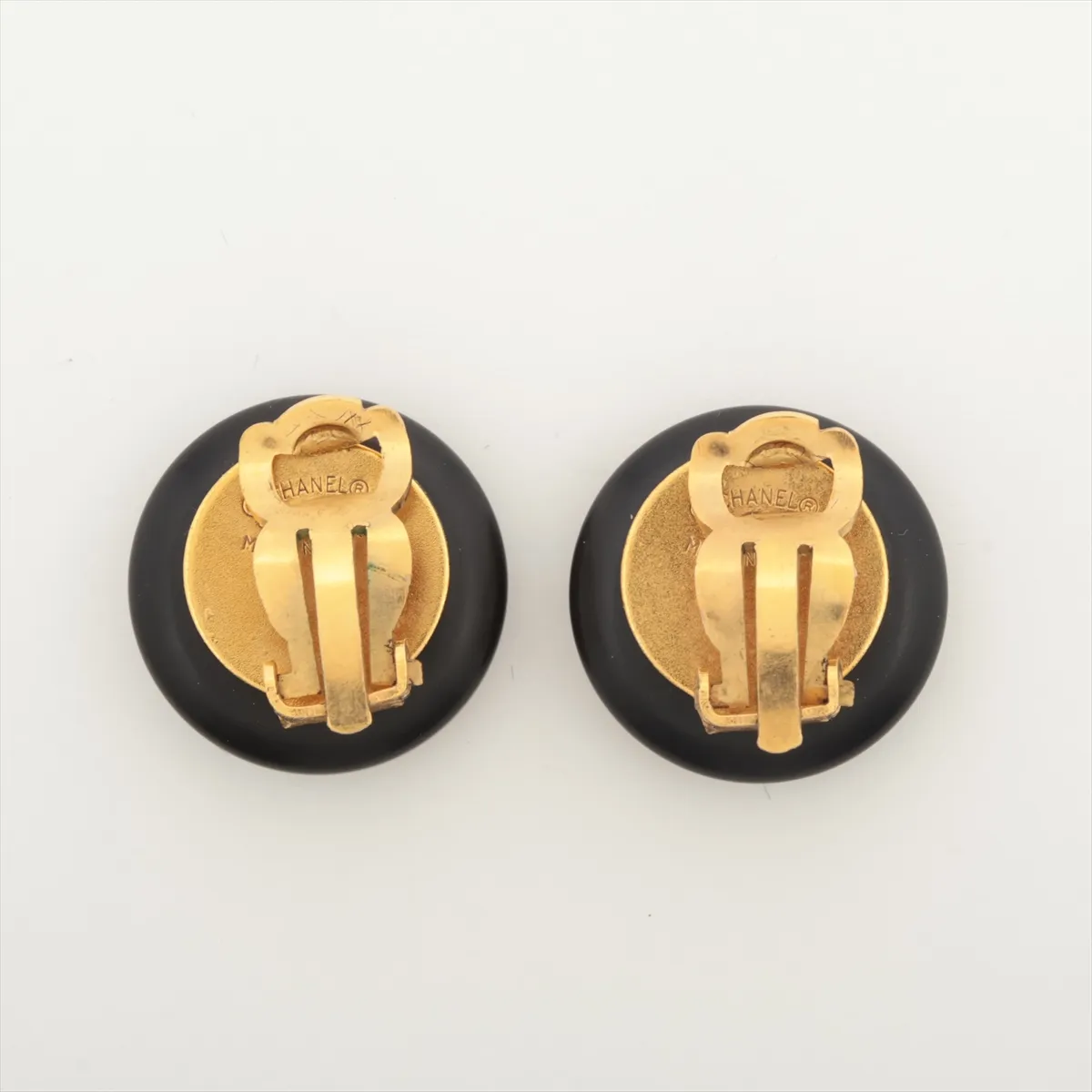 Cocomark 97A Earrings (for both ears) GP Black x Gold — view 2