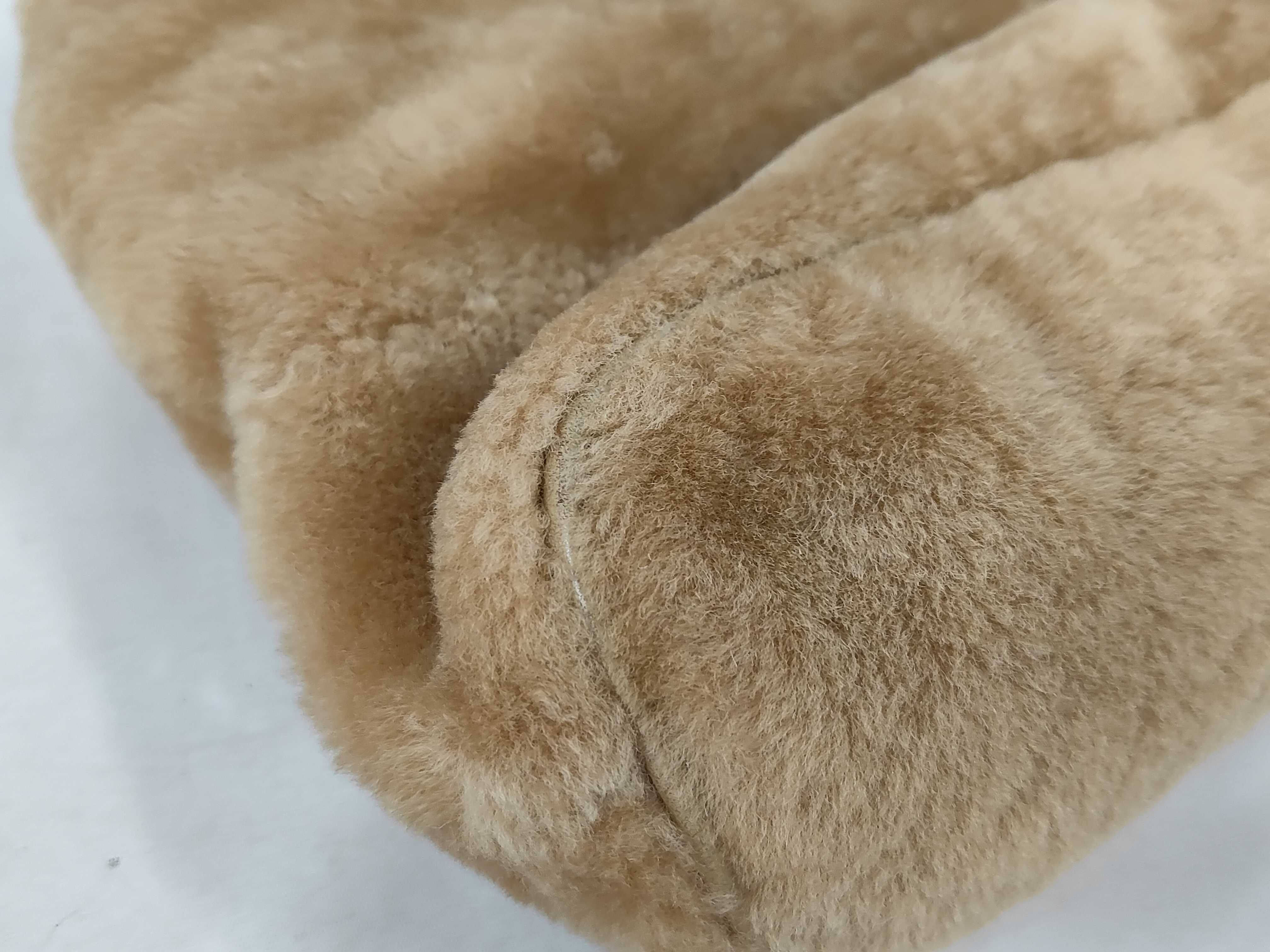 handbag, faux fur and leather, brown. — view 3