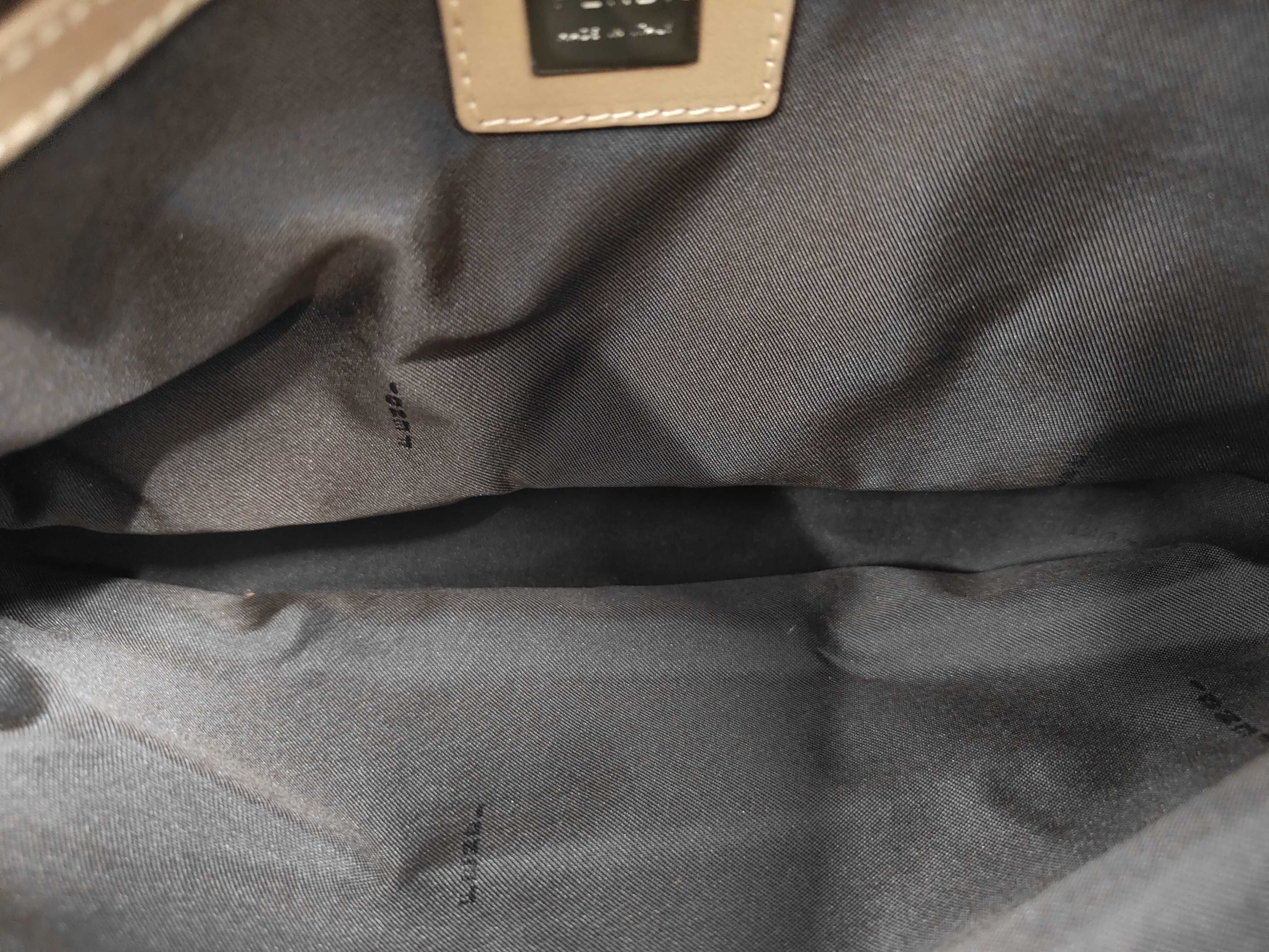 handbag, faux fur and leather, brown. — view 8